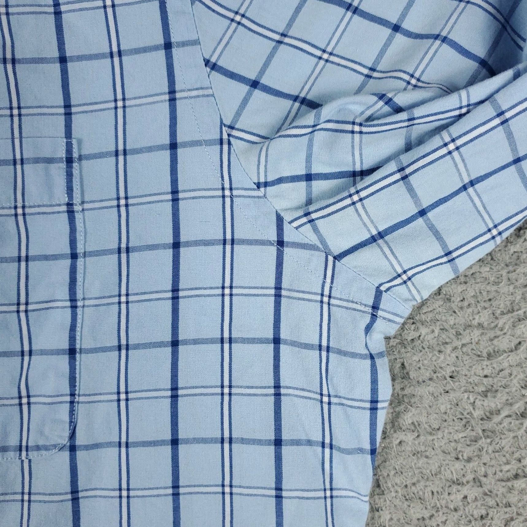 Brooks Brothers Brooks Brothers Button-Up Shirt Mens Large Blue Check Long Sleeve Casual Woven Cotton Size US L / EU 52-54 / 3 - 4 Thumbnail