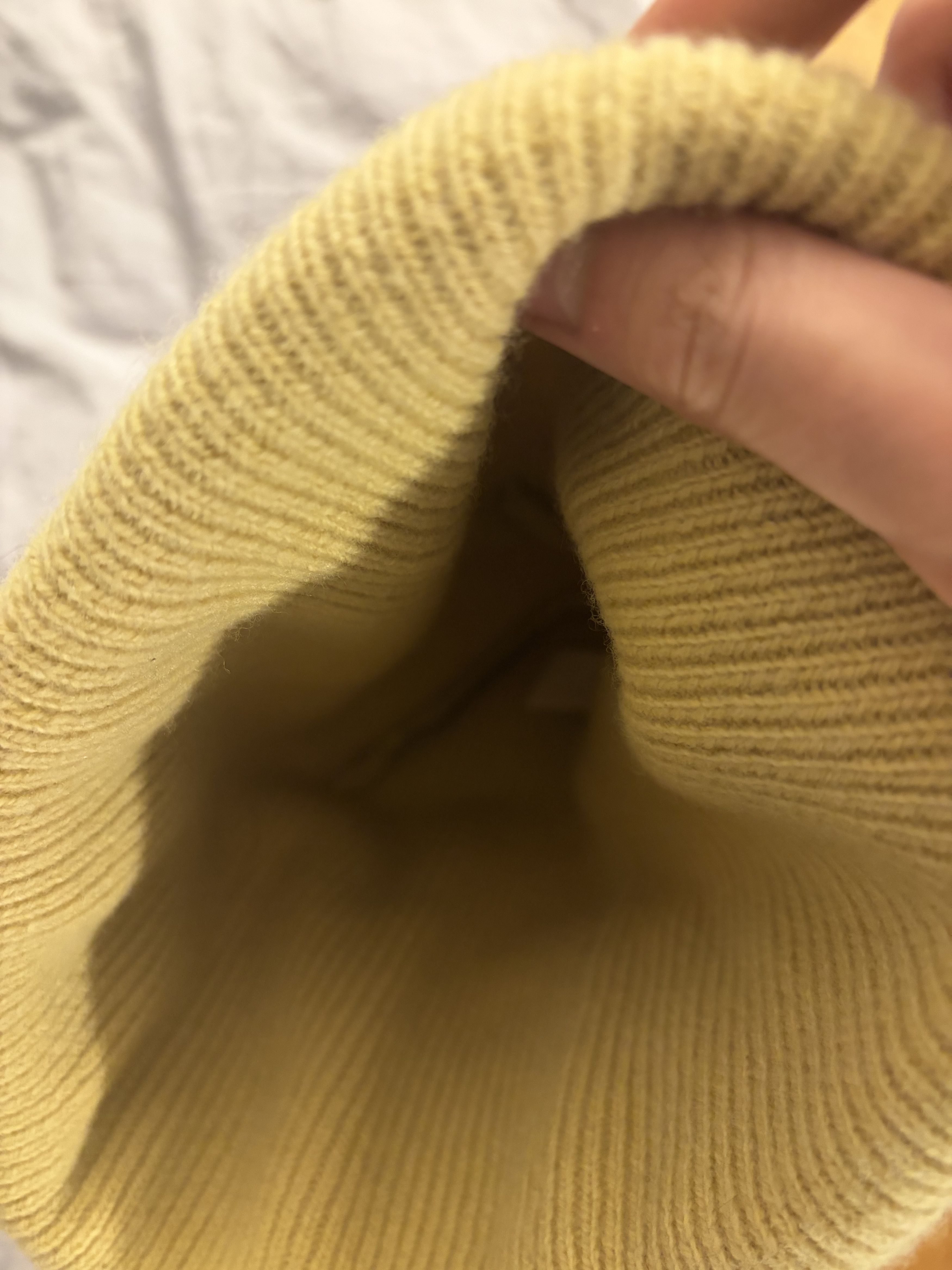 Tracksmith New England Tracksmith Prospect Beanie Merino Wool Yellow Size ONE SIZE - 4 Thumbnail