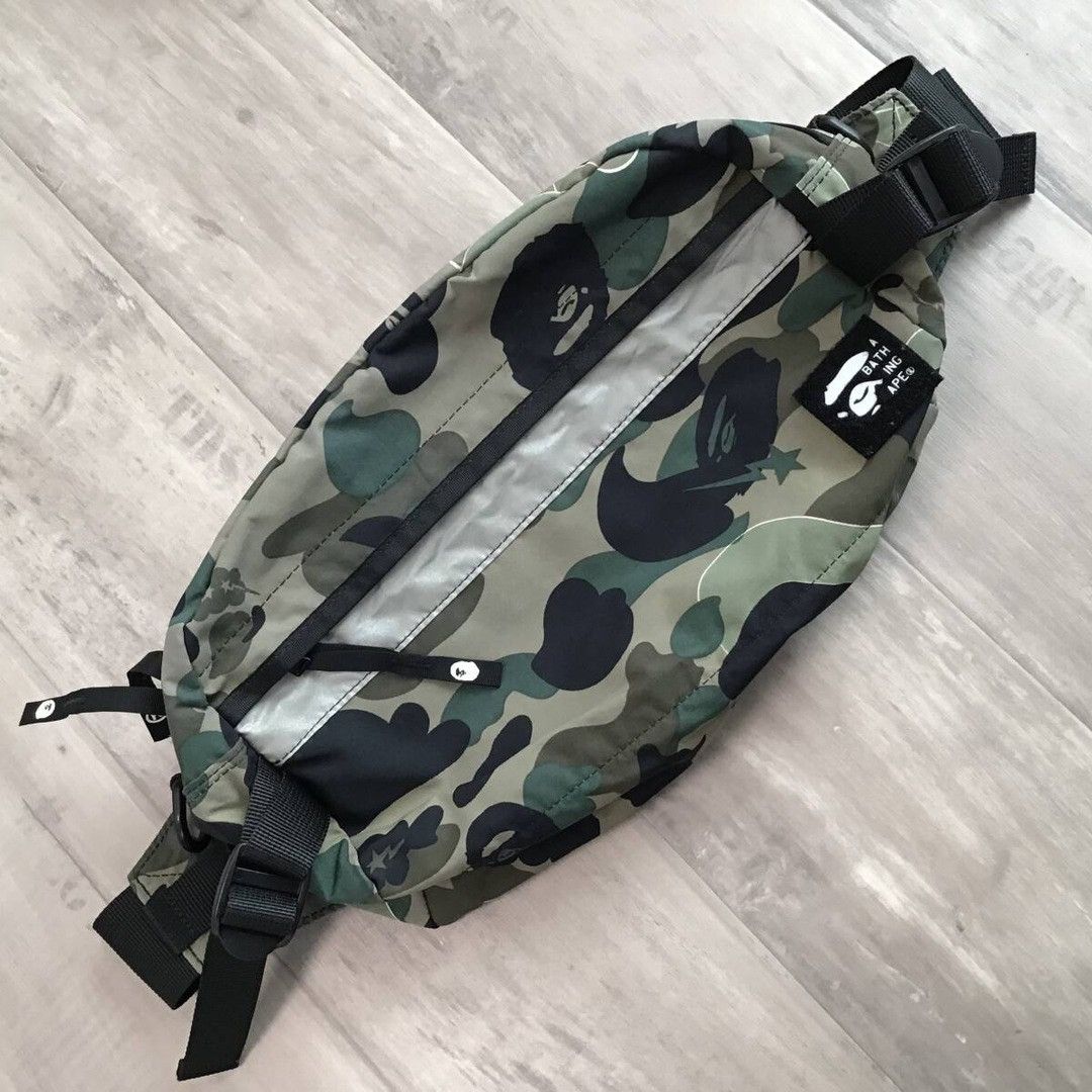 Bape × Porter Bape x Porter 1st Camo Waist Bag | Grailed