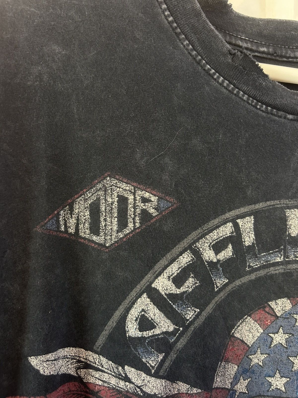 Affliction Affliction MC Skull Captain America Graphic Tshirt Size US XXL / EU 58 / 5 - 4 Thumbnail