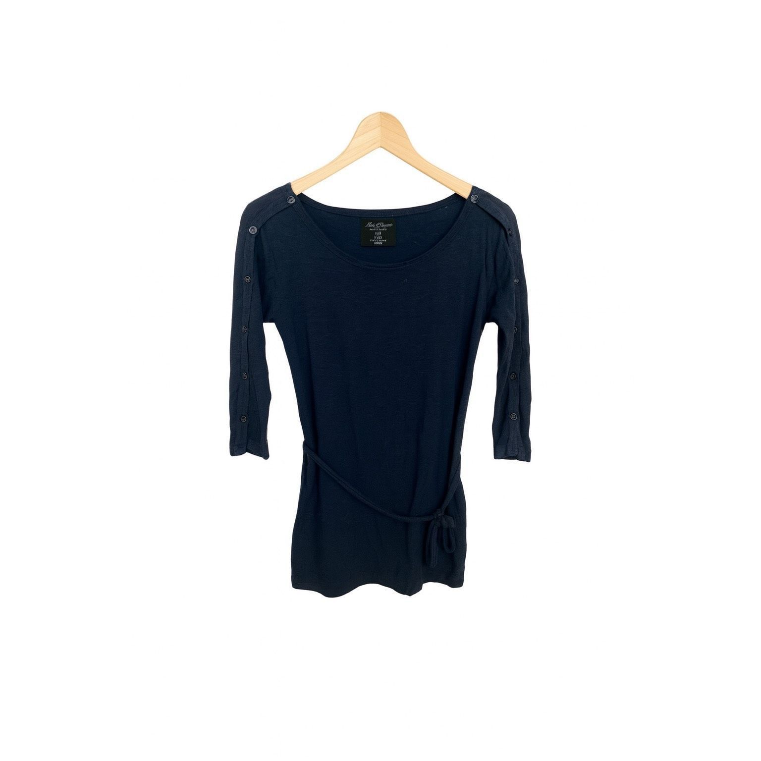 Other Lara Basic Women’s S Navy Blue Long Sleeve Tunic Top | Belte Size M / US 6-8 / IT 42-44 - 2 Thumbnail