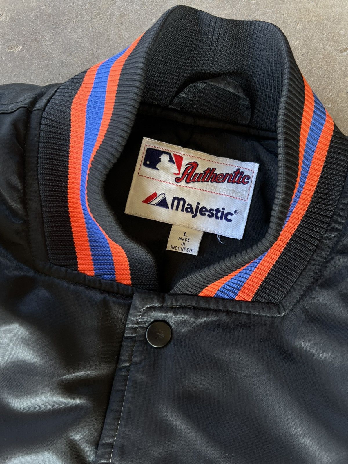 Starter Vintage 90’s MLB New York Mets Satin Button Up Jacket Size US L / EU 52-54 / 3 - 3 Thumbnail