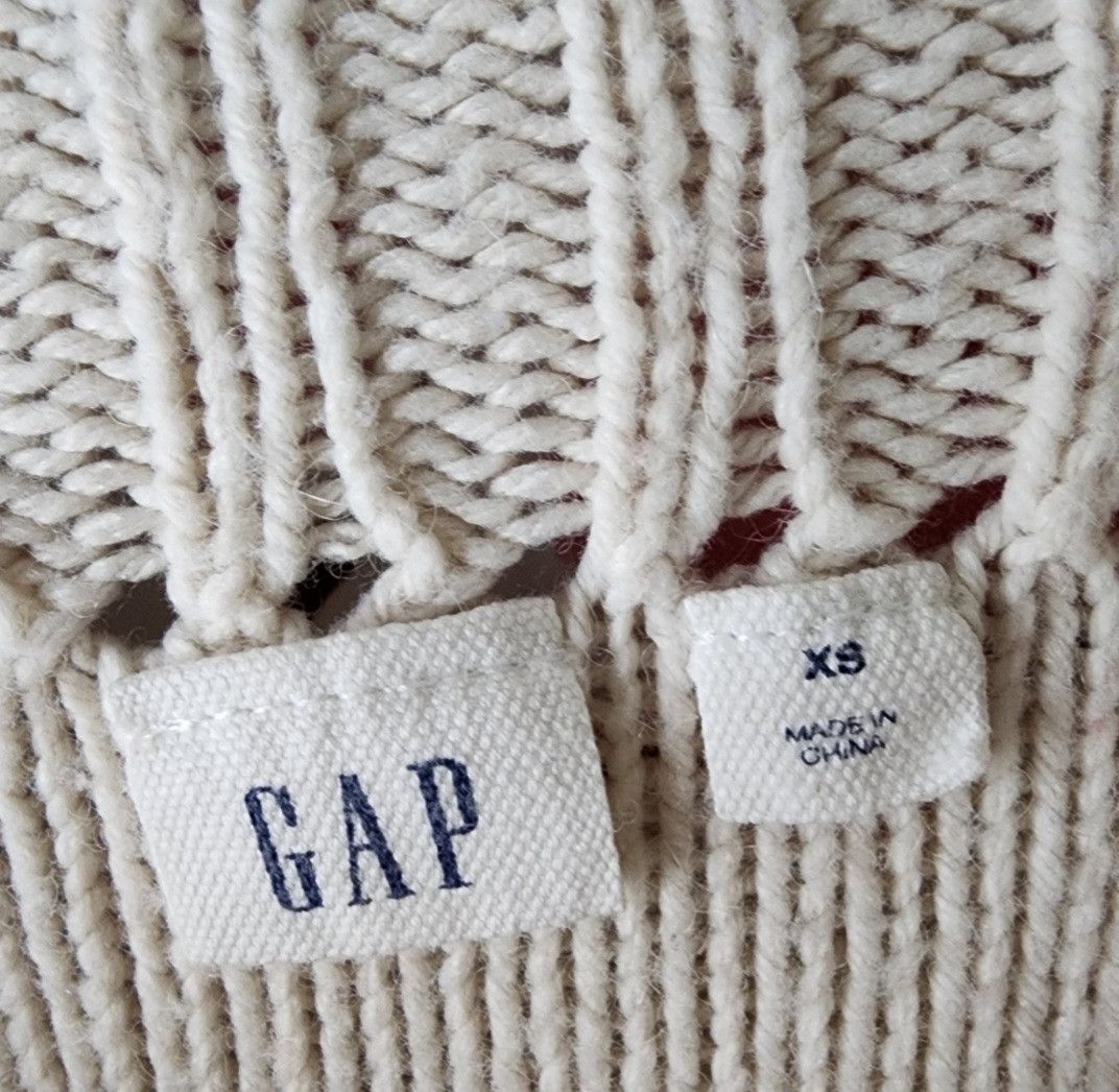 Gap GAP Off White Ivory Cream Boat Neck Sweater Size XS Size XS / US 0-2 / IT 36-38 - 3 Thumbnail