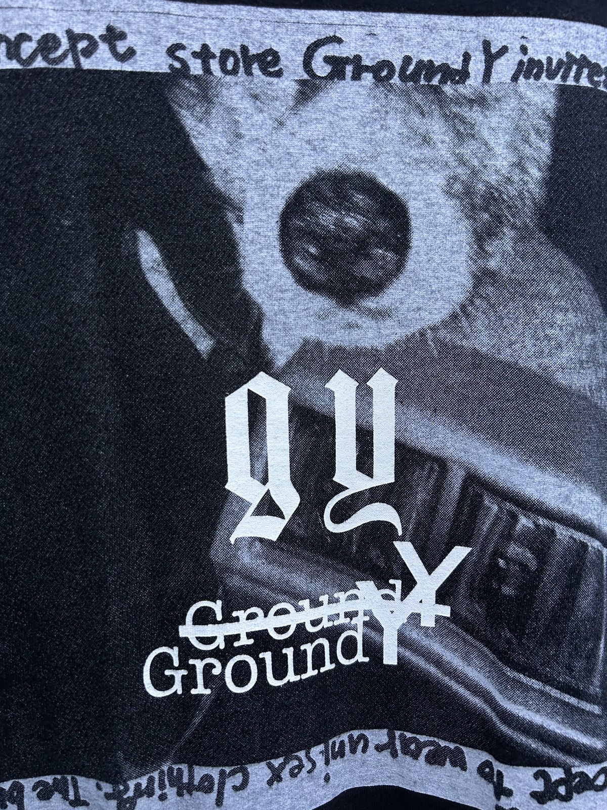 Ground Y Yohji Yamamoto 18AW GroundY Eye Long Sleeve T-Shirt Size US XL / EU 56 / 4 - 3 Thumbnail