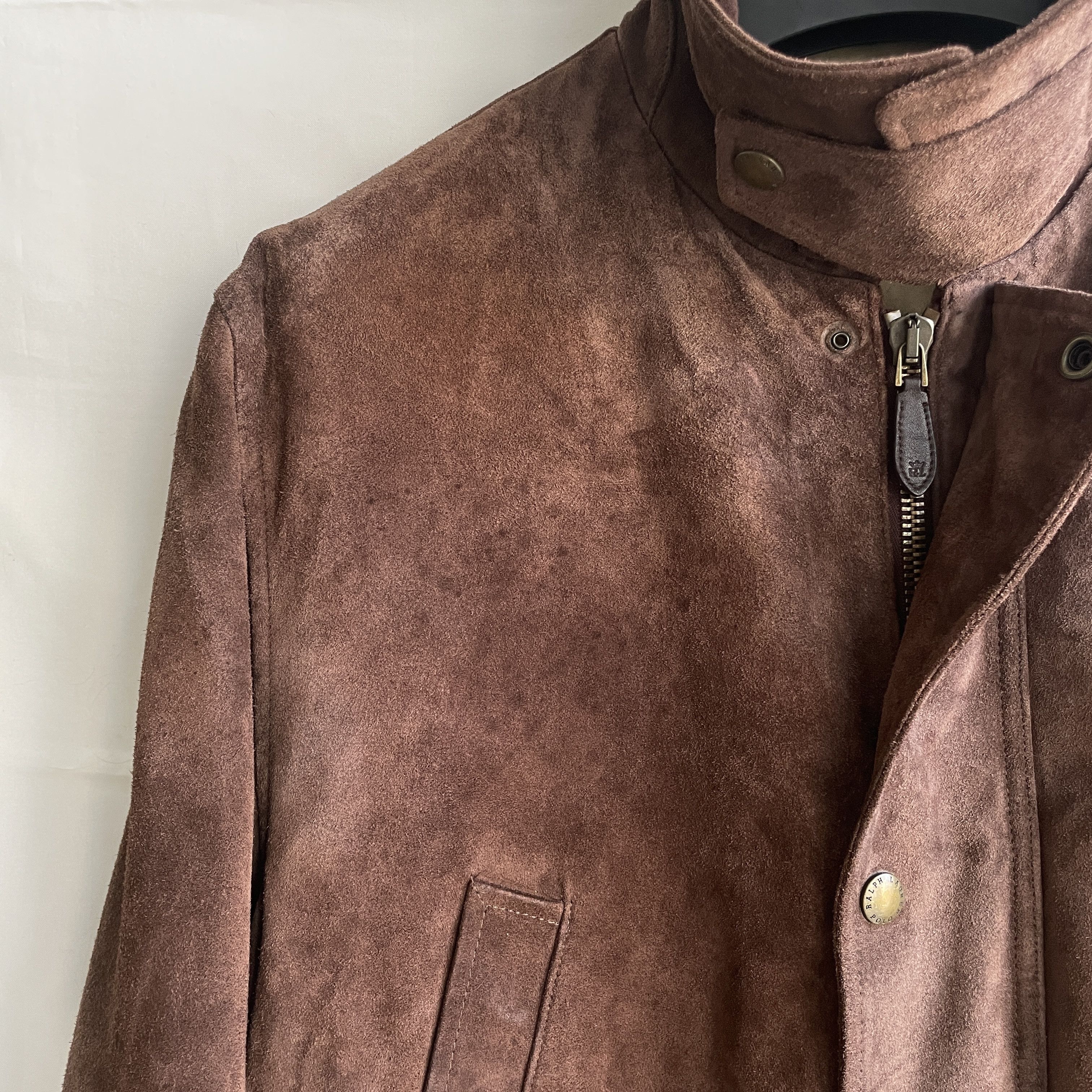 Polo Ralph Lauren Polo Ralph Lauren Calf Suede Brown Tobacco Barn Coat Size L Size US L / EU 52-54 / 3 - 9 Thumbnail