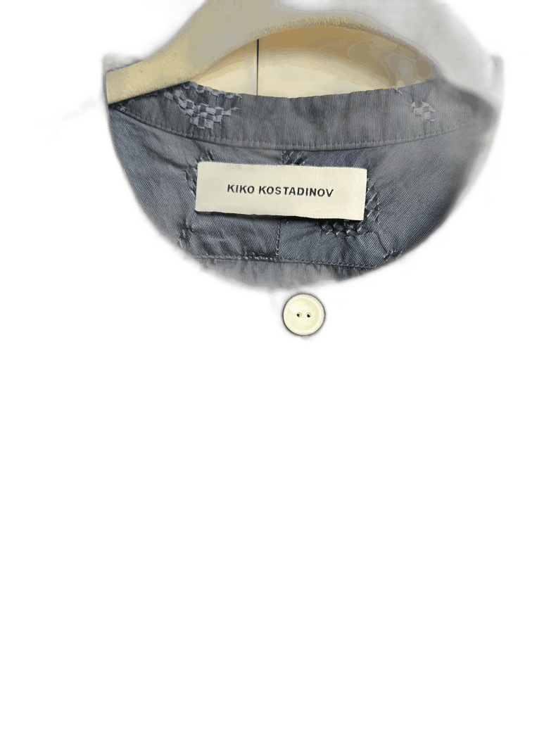 Kiko Kostadinov Kiko Kostadinov Blue Floral Shirt Size S Size US S / EU 44-46 / 1 - 1 Thumbnail