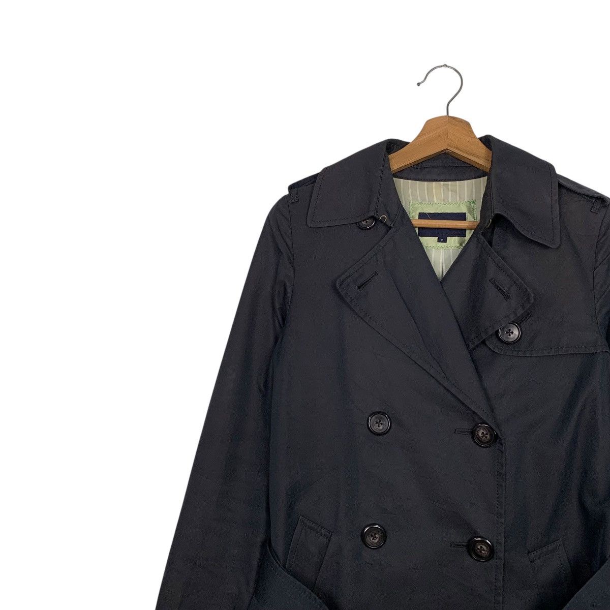 SHIPS Japanese Brand Ships Double Breasted Trenchcoat Size M / US 6-8 / IT 42-44 - 7 Thumbnail