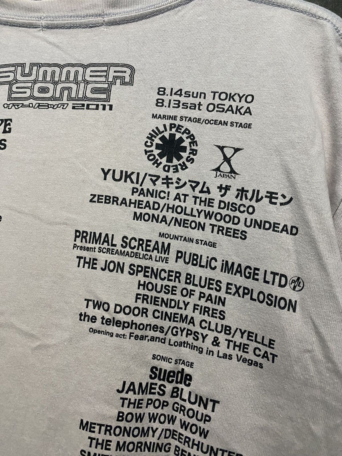 Band Tees Summer sonic 2011 Japan live tour concert rock band tshirt Size US L / EU 52-54 / 3 - 6 Thumbnail