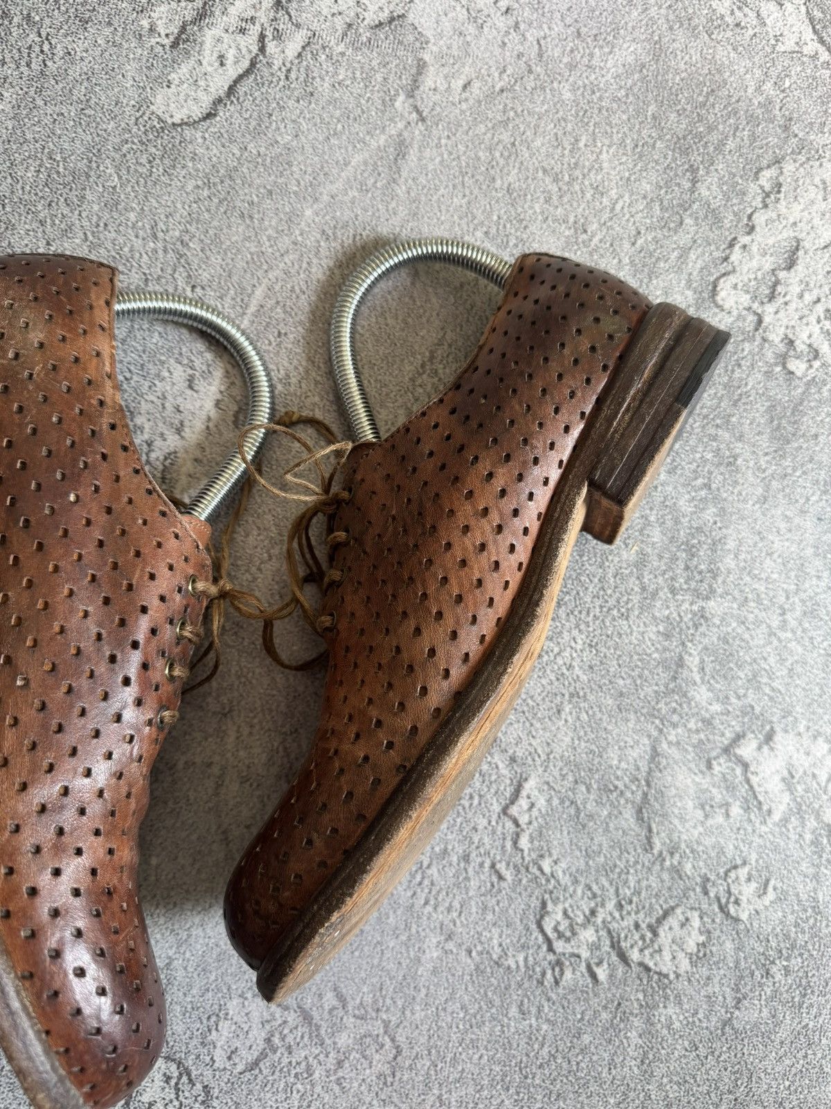 Shoto Shoto 37size leather handcrafted low top shoes boots retro Size US 7 / IT 37 - 11 Thumbnail