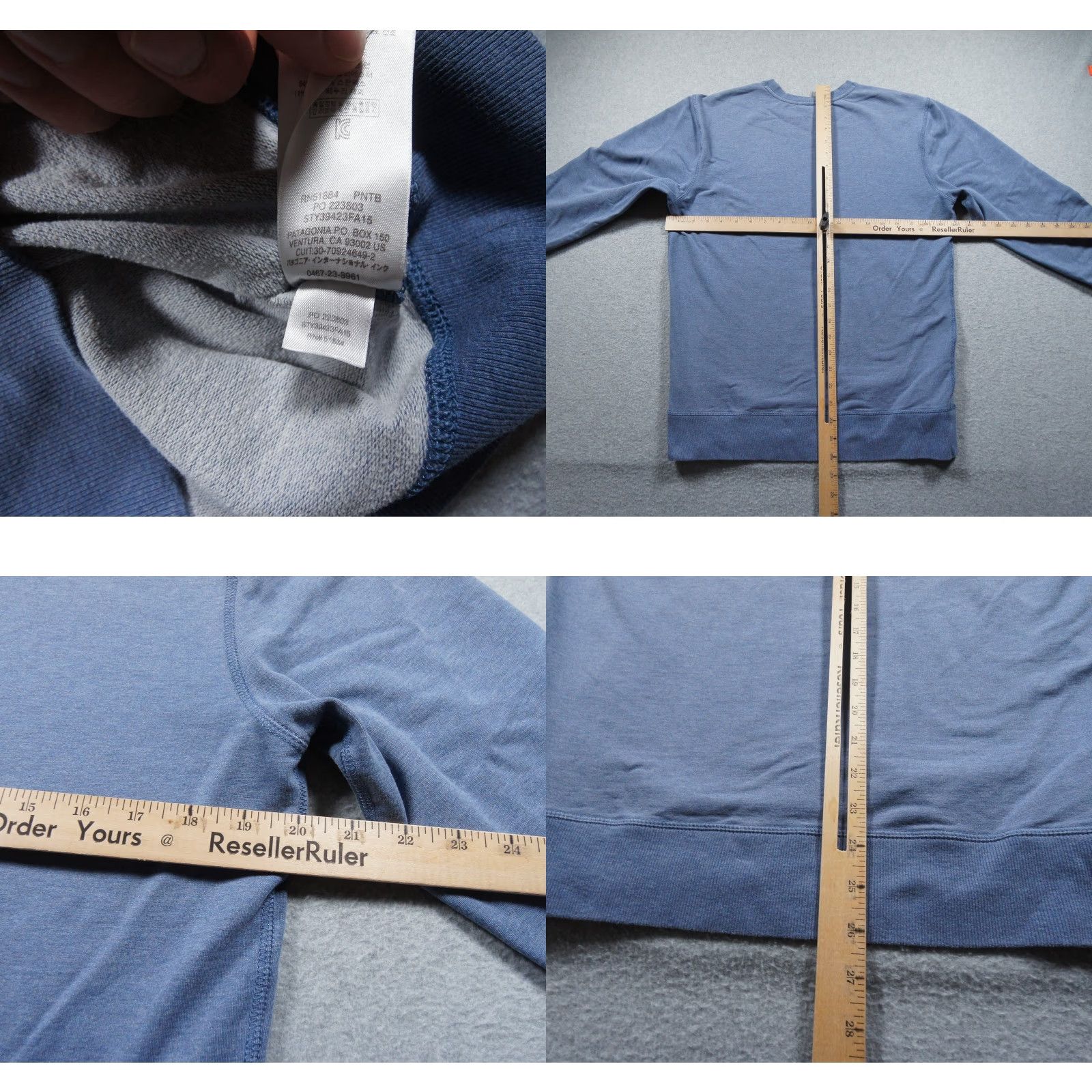 Patagonia Patagonia Sweatshirt Mens Small Blue Midweight Crewneck Pullover Outdoors Adult Shirt Size US S / EU 44-46 / 1 - 8 Thumbnail