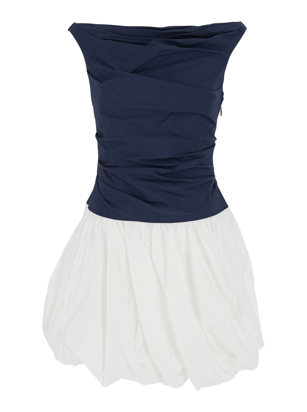 Simkhai Mini Dress 'Salina' with Boat Neckline and Balloon Skirt in Multicolor Cotton Blend for Women Size M / US 6-8 / IT 42-44 - 1 Thumbnail