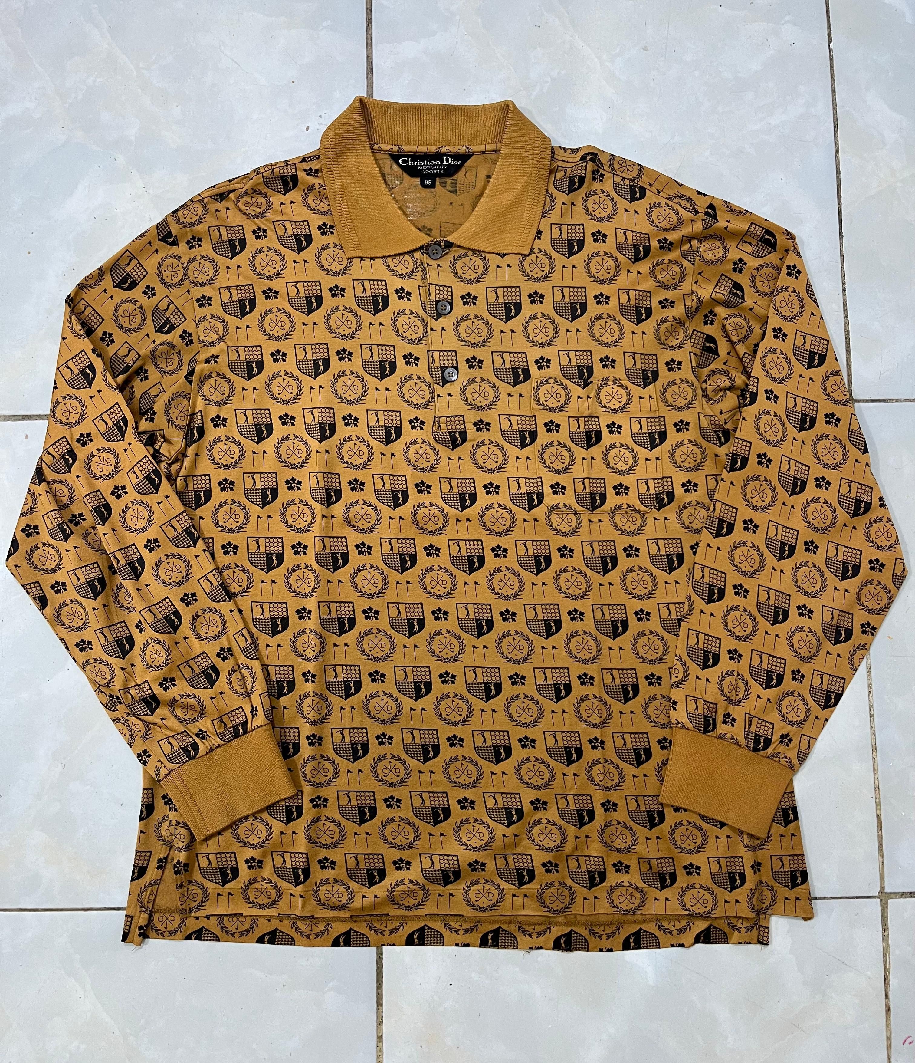 Christian Dior Monsieur Vintage Christian Dior Sports Golf Printed Polo Size US M / EU 48-50 / 2 - 3 Thumbnail