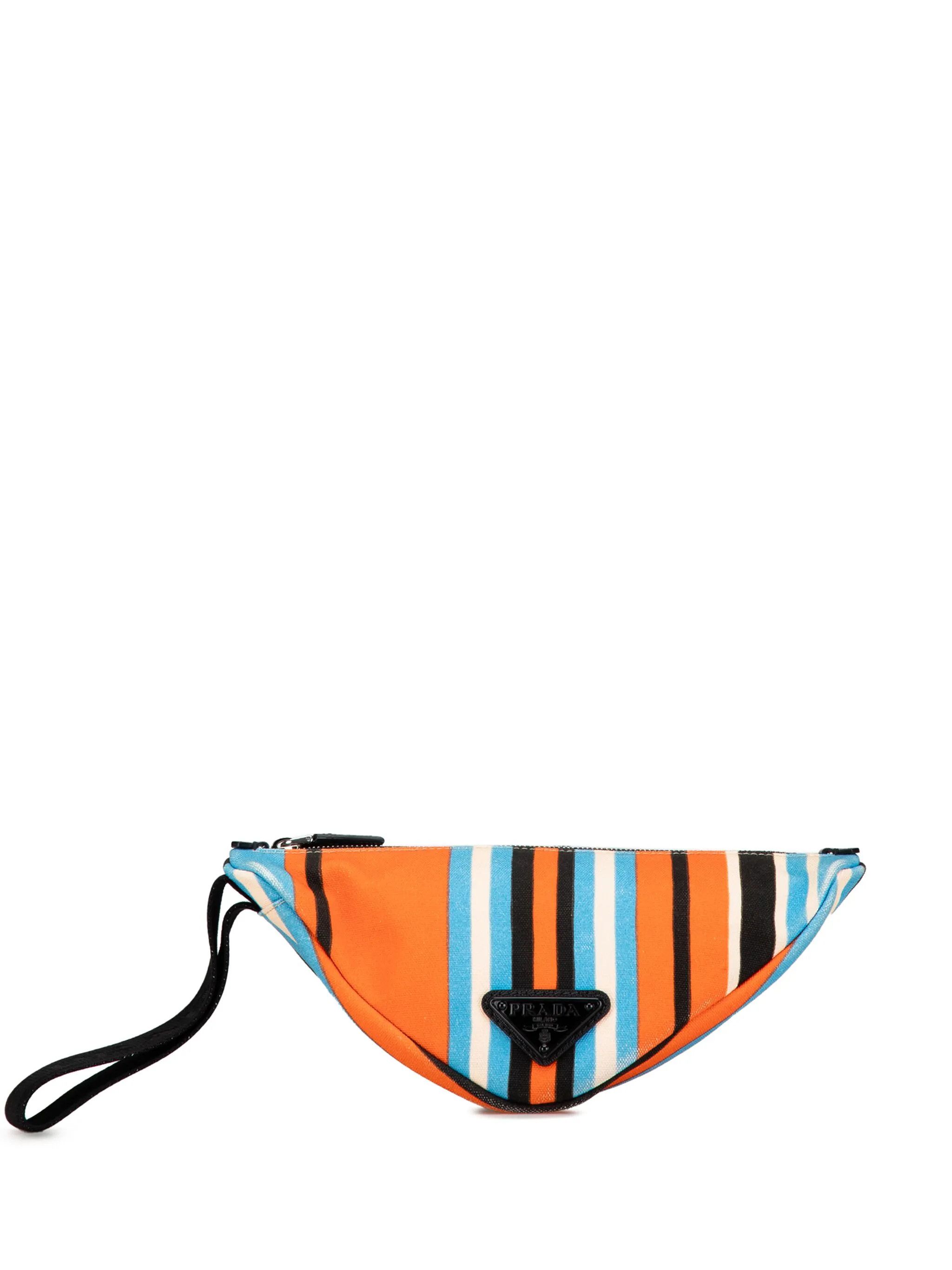 Prada o1mt1gz0225 Size: OS / Triangle Wristlet Clutch Multicolor Size ONE SIZE - 1 Thumbnail