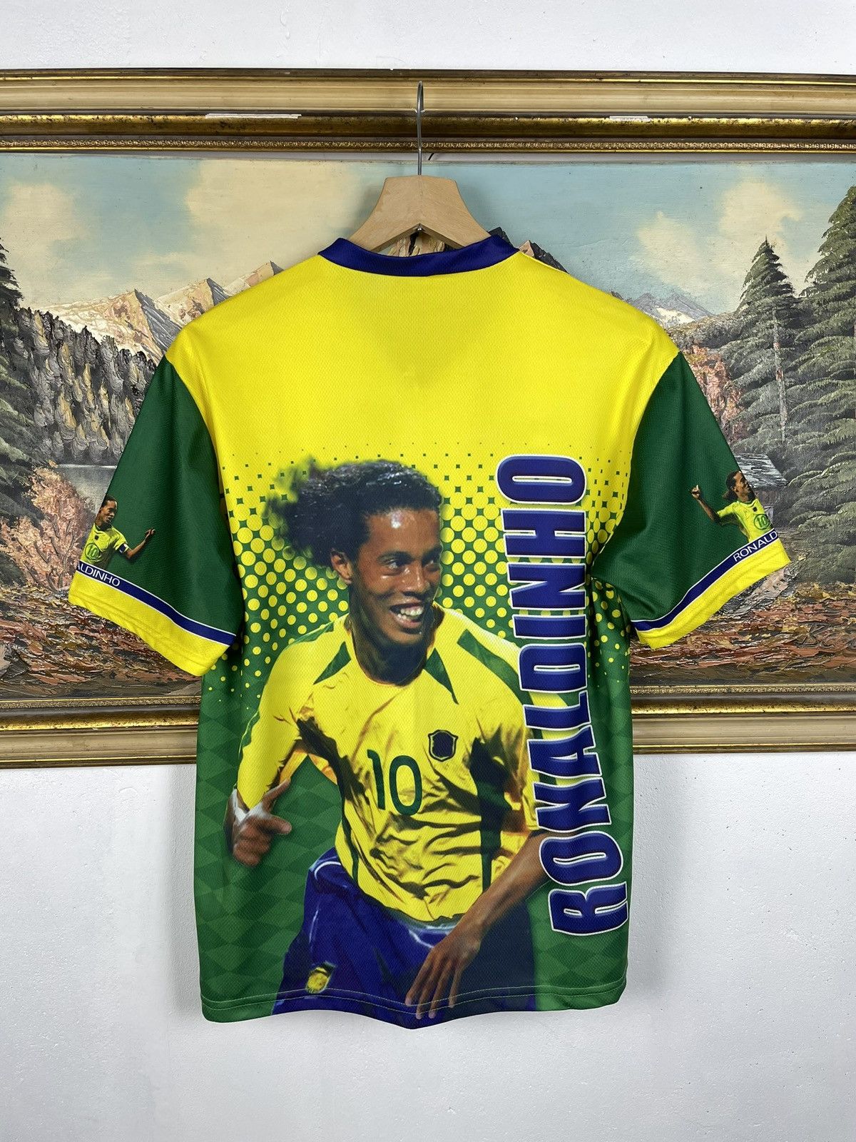 Vintage Ronaldinho Vintage Y2k Brazil T-shirt Tee Soccer Football Size US M / EU 48-50 / 2 - 2 Thumbnail