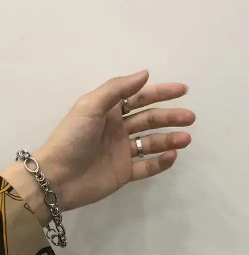 Jewelry Silver Barbed Chainlink Bracelet (18 & 21 CM) Size ONE SIZE - 2 Thumbnail