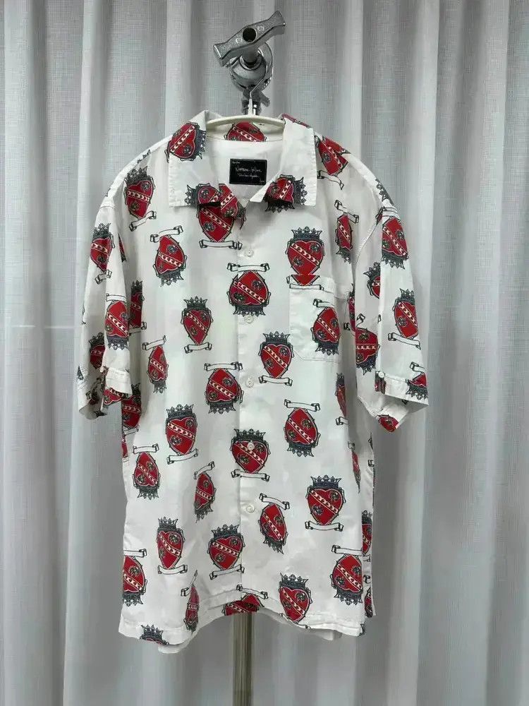 Number (N)ine Number Nine Crown & Heart Shirt-2507 | Grailed