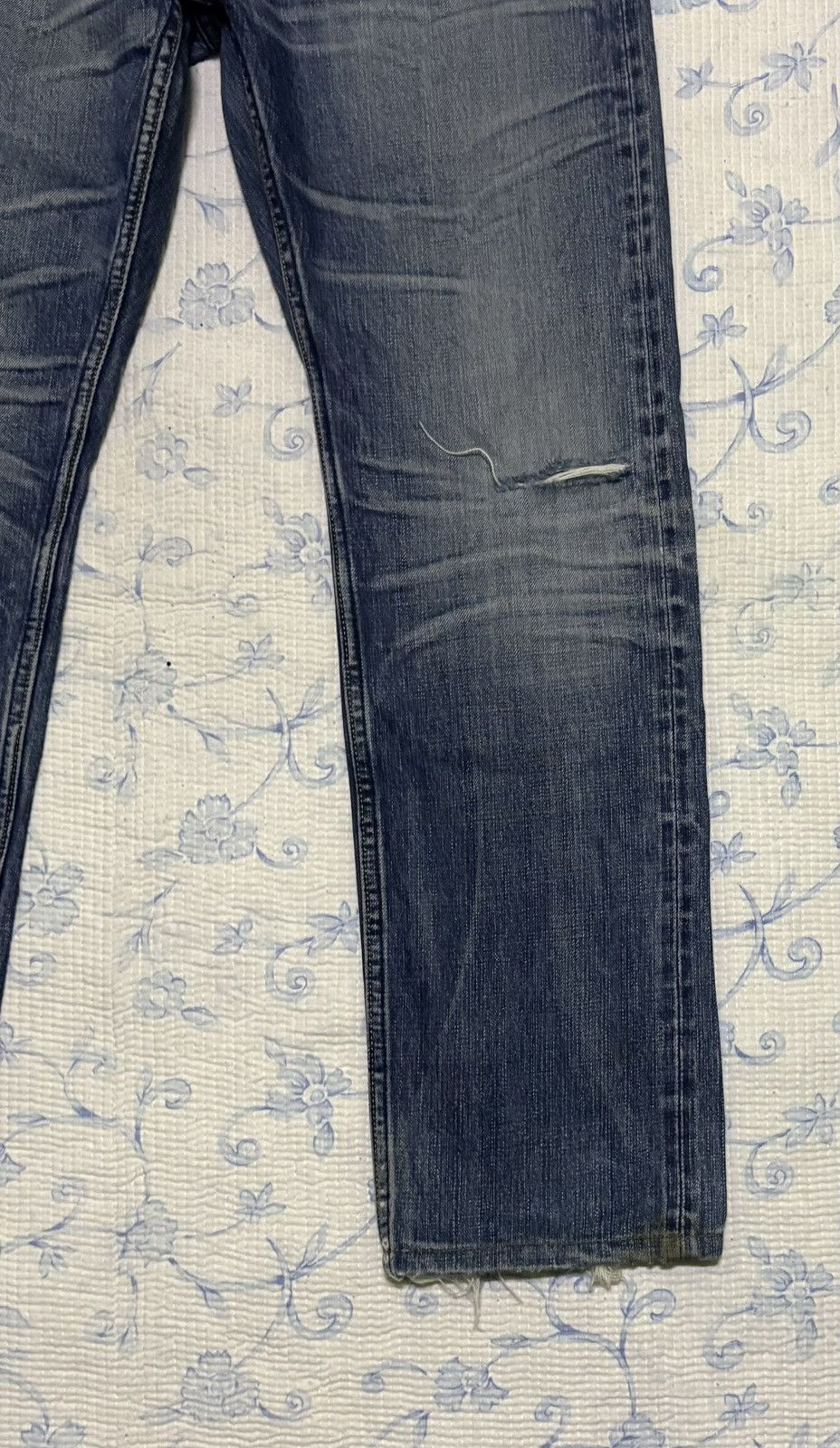 X-LARGE XLarge Streetwear Selvedge Distressed Denim Size US 32 / EU 48 - 7 Thumbnail