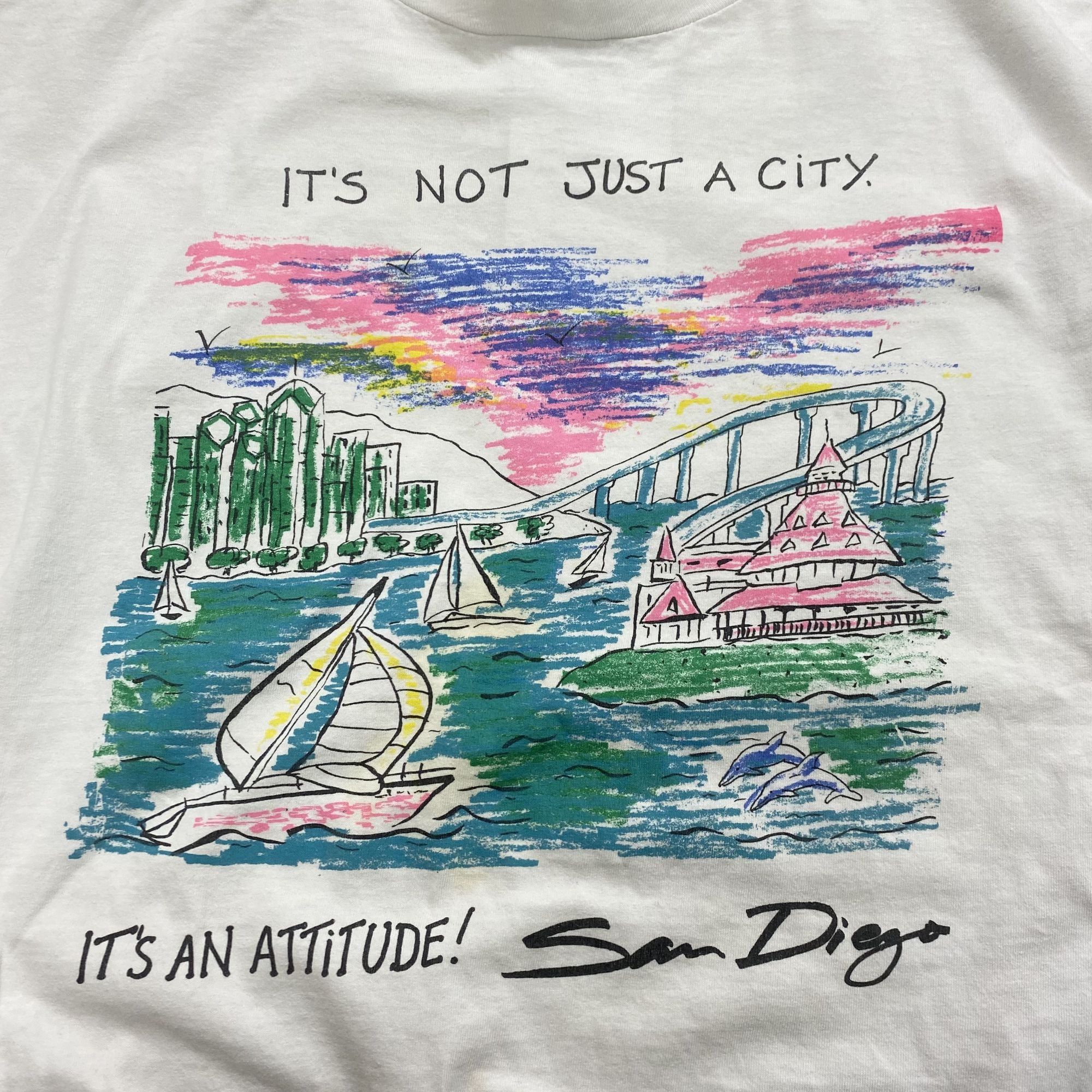 Other Vintage Sand Diego It’s an Attitude T Size US XL / EU 56 / 4 - 2 Thumbnail