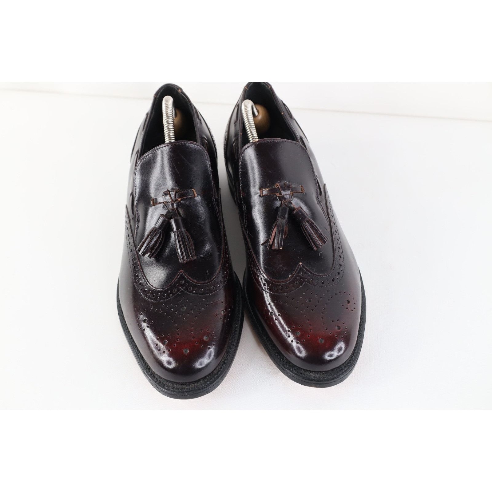 Vintage Vintage 70s Streetwear Leather Wingtips Tassel Loafers Shoes Size US 9.5 / EU 42-43 - 2 Thumbnail