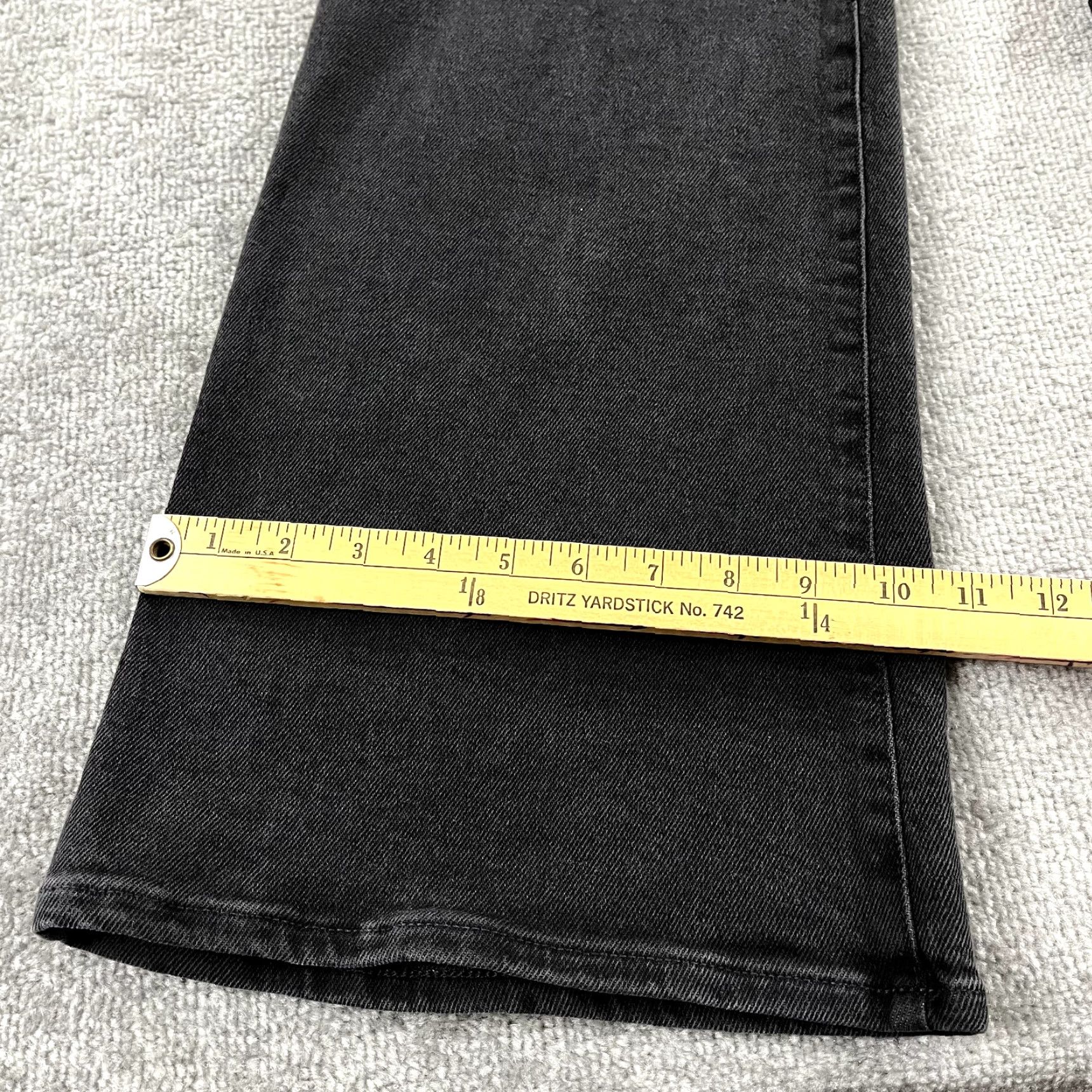 Madewell MADEWELL Jeans Womens 29 x 33" Charcoal Gray High Rise Flare Denim Pants NEW Size 29" - 7 Thumbnail
