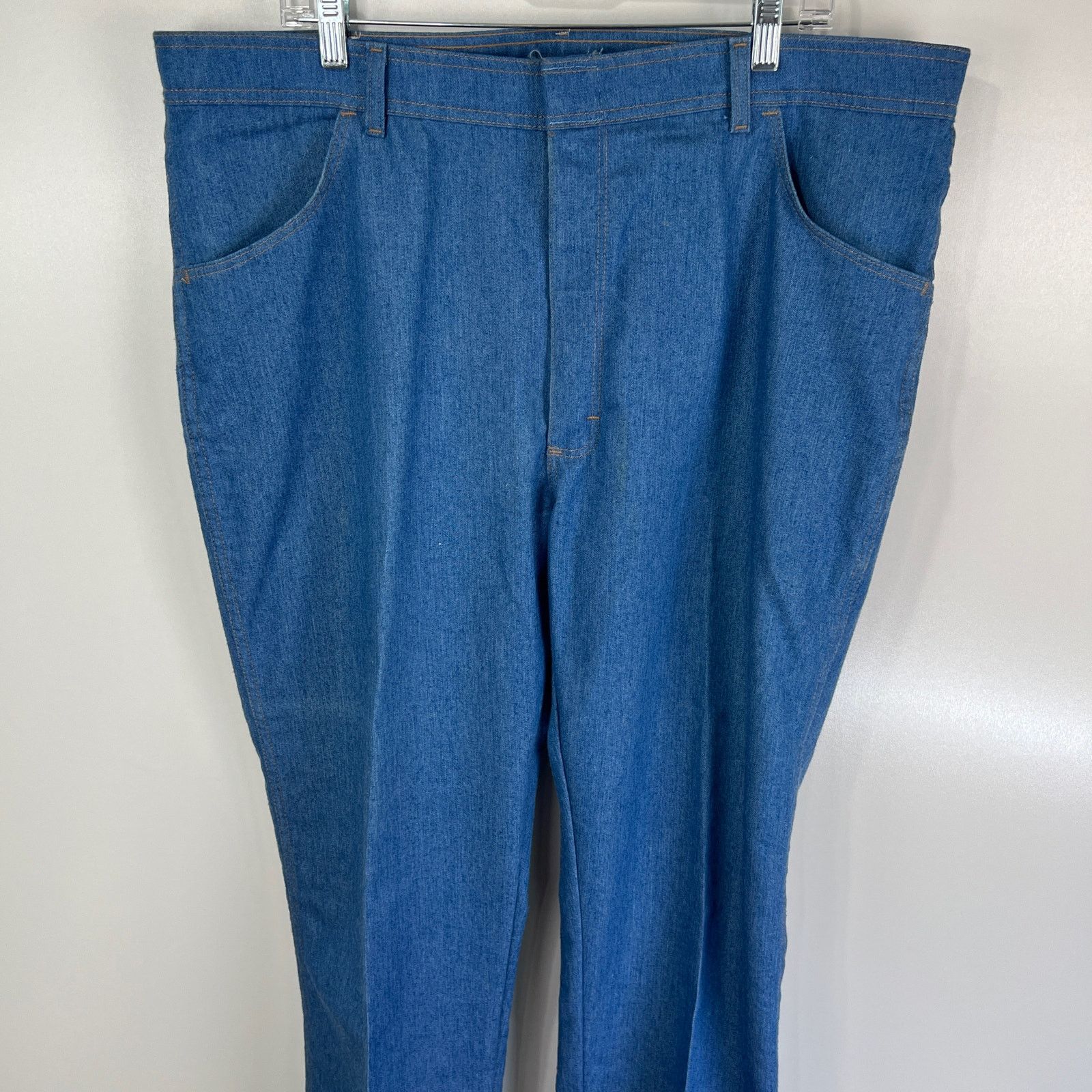 Wrangler Vintage 80s Wrangler Denim Trouser Pants Men's Straight Leg Size US 42 / EU 58 - 2 Thumbnail