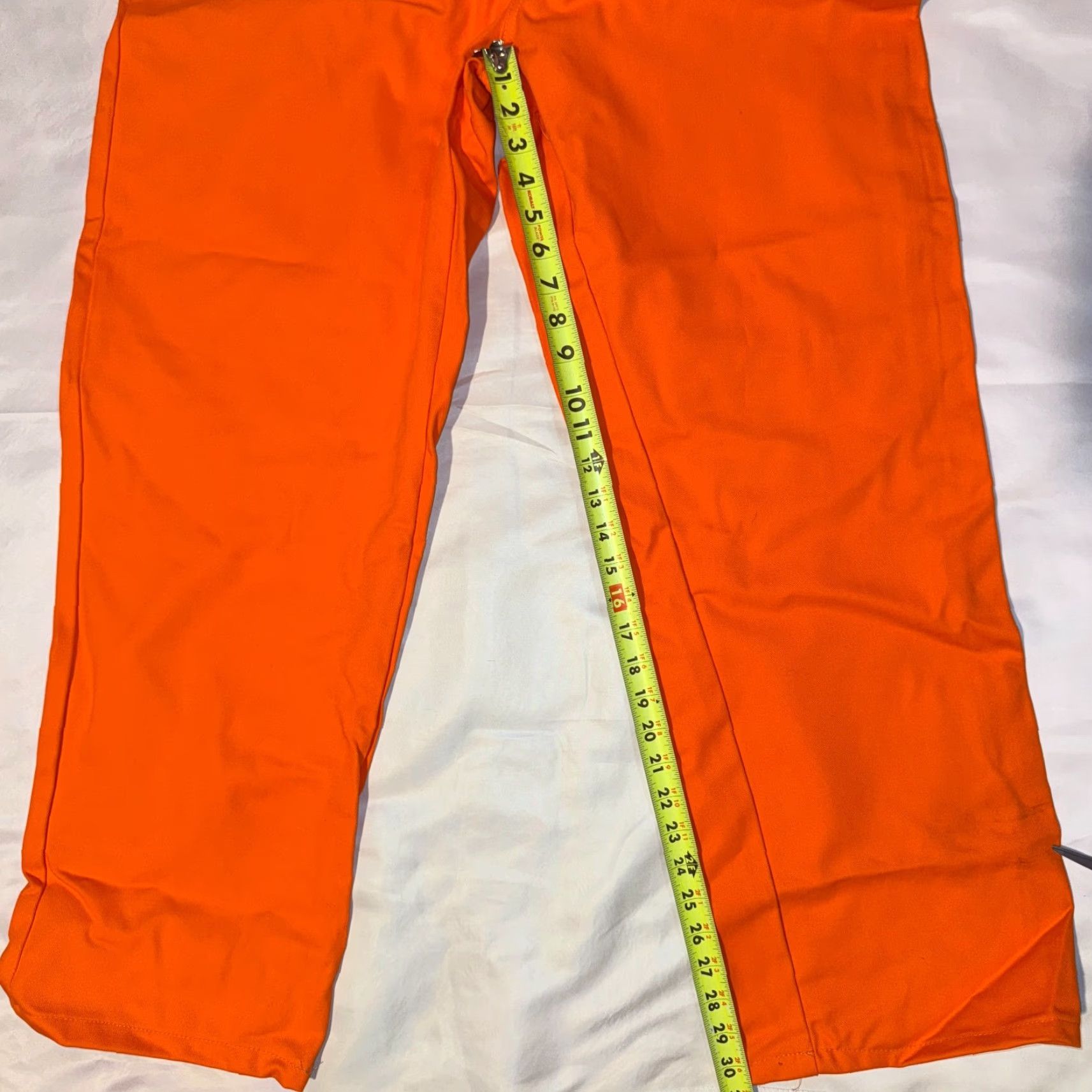 Vintage Steel Grip Westex Indura FR Flame Resistant Orange Welding Work Pants 40x30 Size US 40 / EU 56 - 4 Thumbnail