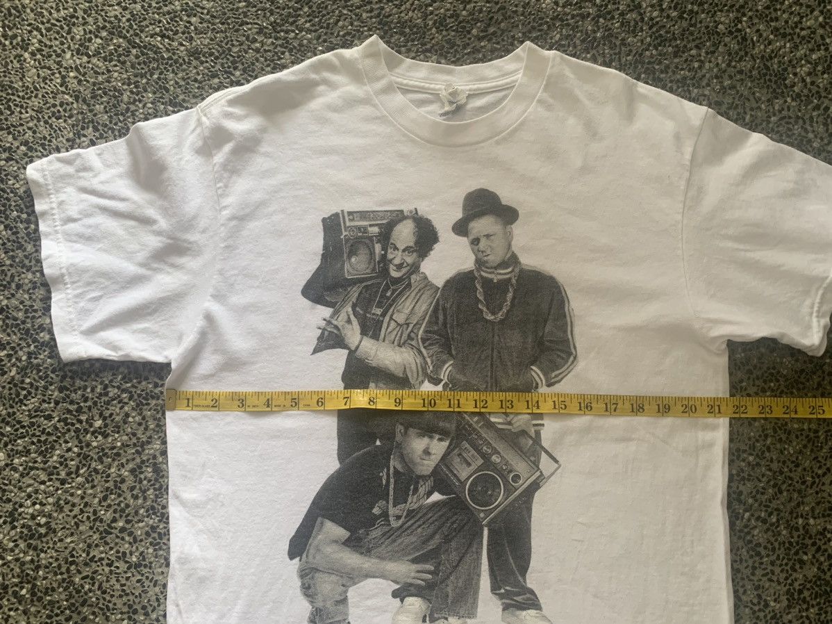 RUN DMC × Rap Tees × Vintage Vintage The Three Stooges Parody Run DMC T shirt Size US L / EU 52-54 / 3 - 8 Thumbnail