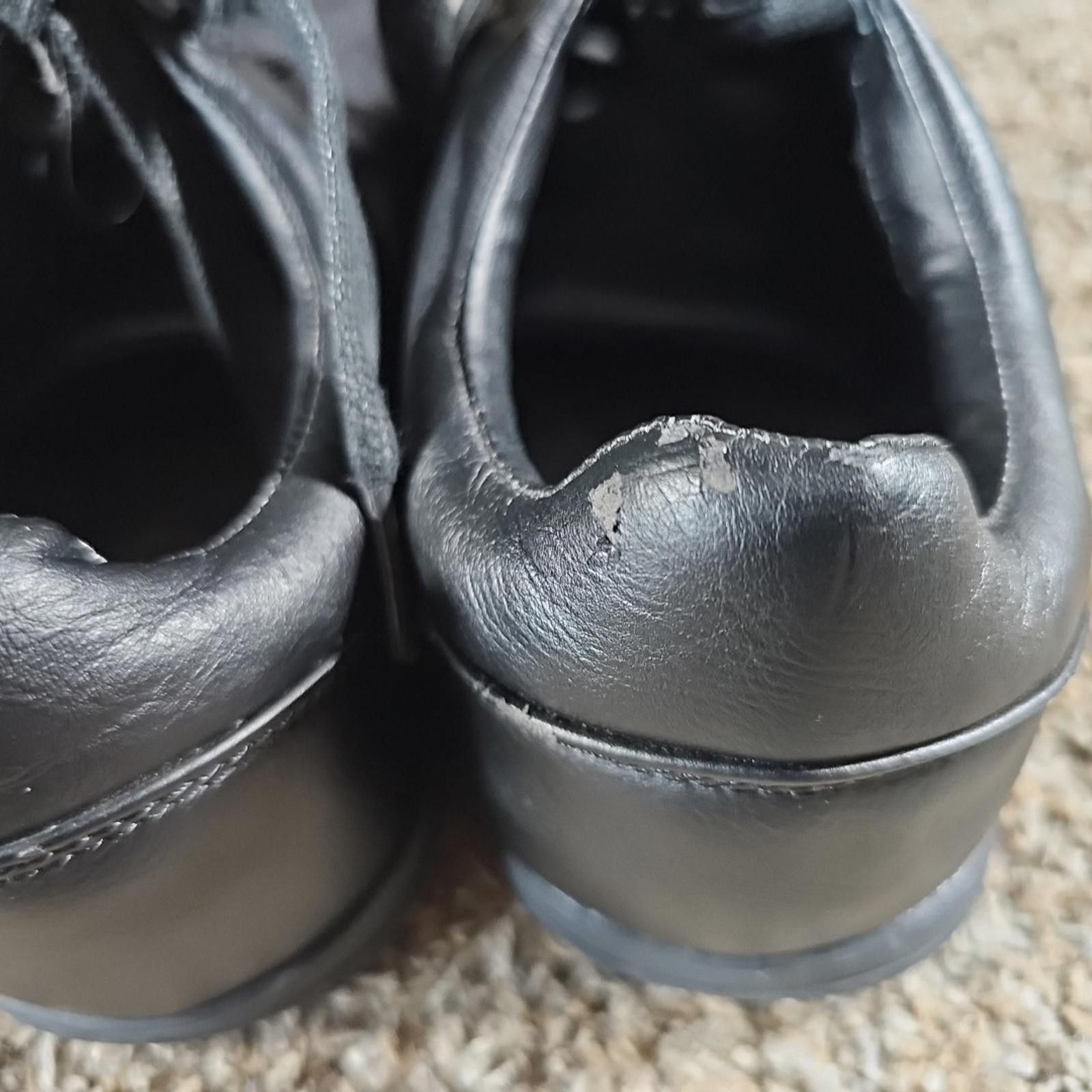 Mossimo Mossimo Supply Black Low Top Leather Shoes 10.5 Size US 10.5 / EU 43-44 - 6 Thumbnail