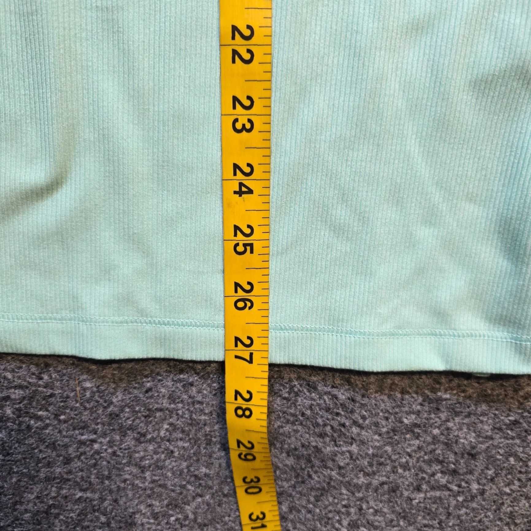 Athleta Athleta Top Womens Size Large Green Henley Ribbed Long Sleeve Stretch Casual Shirt Size L / US 10 / IT 46 - 6 Thumbnail