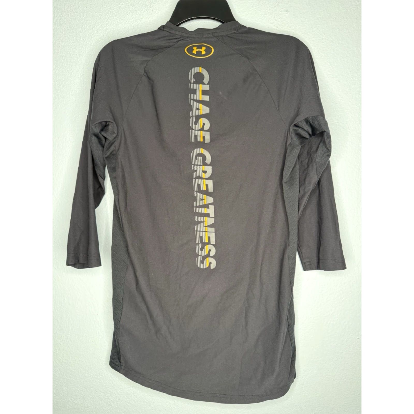 Under Armour Under Armour Project Rock Shirt Mens S Black Graphic Print Crew Neck Sleeveless Pullover Bodybuilding Gym T-Shirt Logo Size US S / EU 44-46 / 1 - 2 Thumbnail