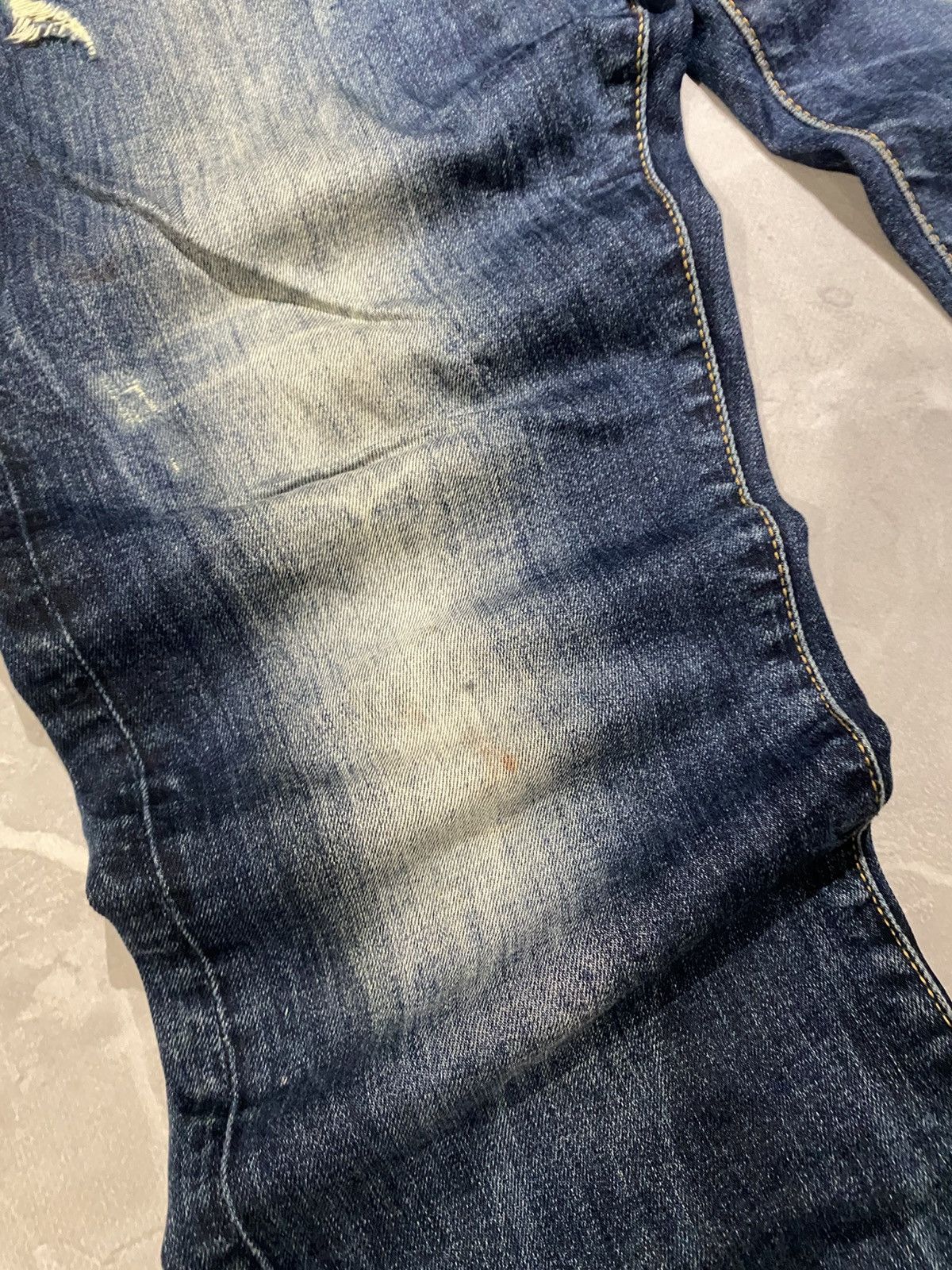 Japanese Brand Archive Washed Darkwear Slim Denim / Japan Vibe Size US 33 - 3 Thumbnail