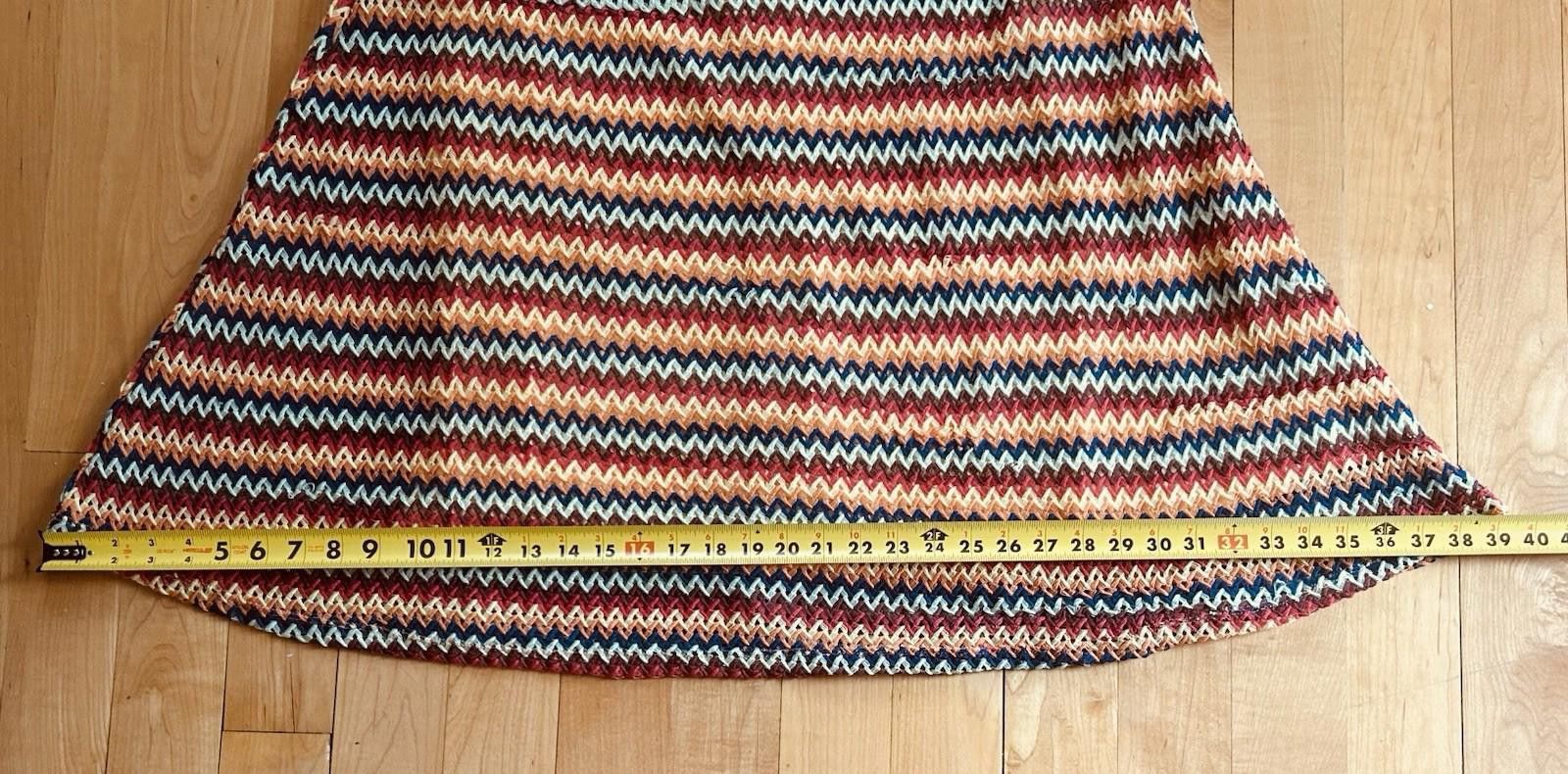 Other SJS Plus Size 1X Chevron Multi Colored Crochet Tank Dress Size XL / US 12-14 / IT 48-50 - 7 Thumbnail