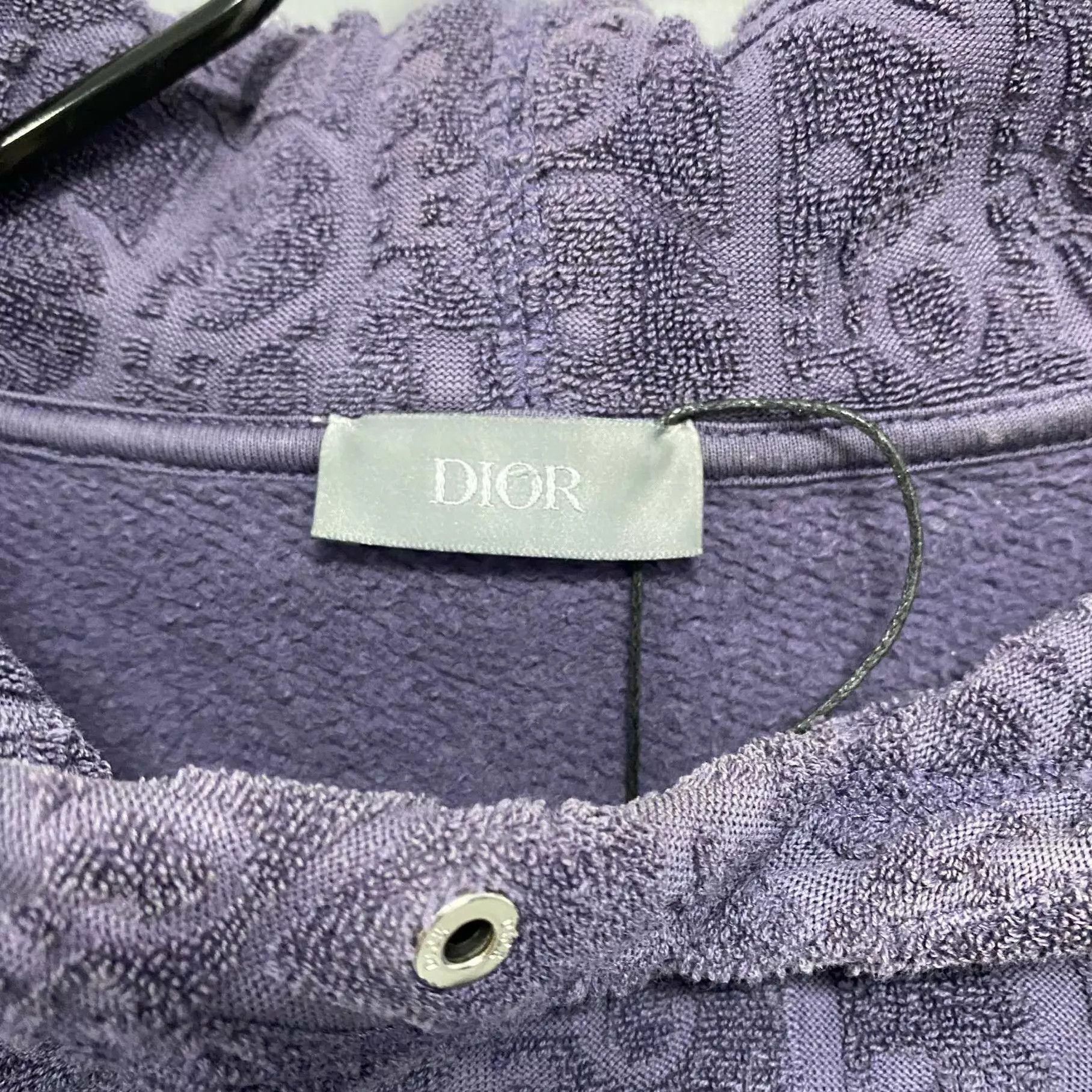 Dior Dior all-over print towel hoodie women's XXS Size XXS / US 00 / IT 34 - 4 Thumbnail