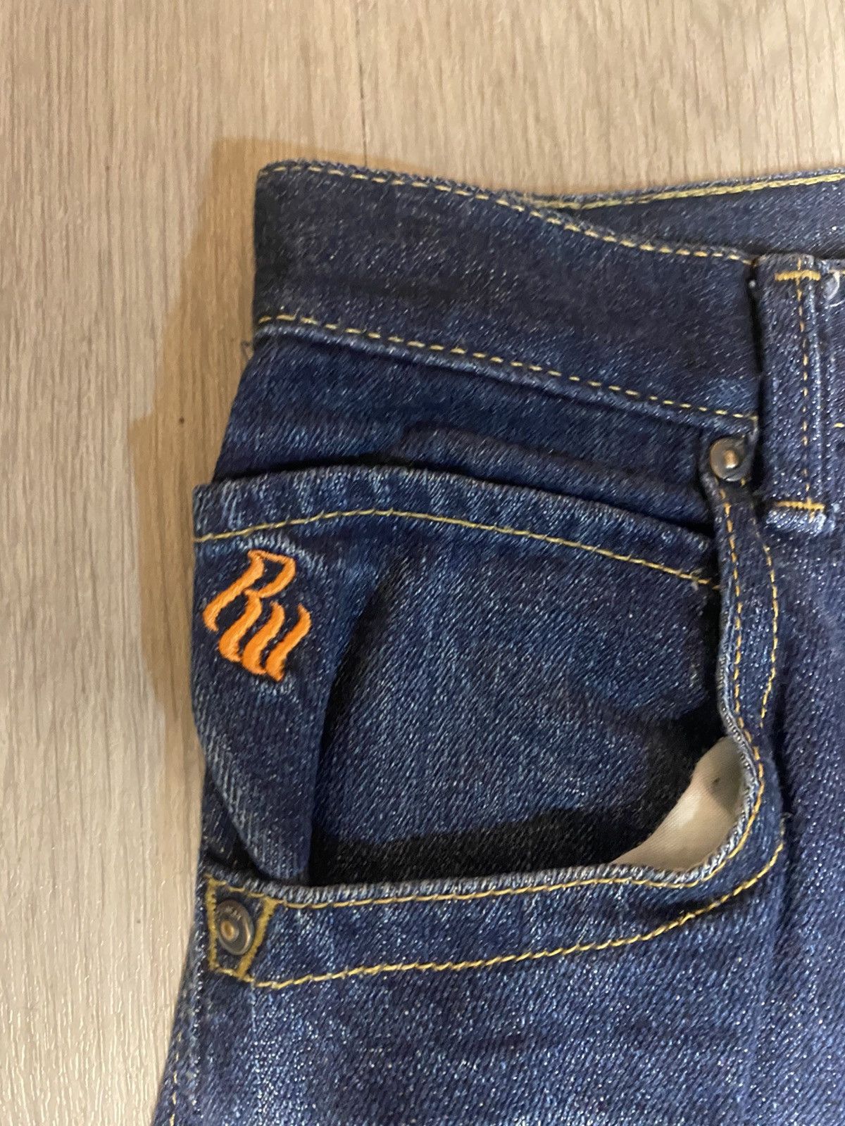 Rocawear Rocawear Wide Leg Embroidered Denim Size US 31 - 2 Thumbnail