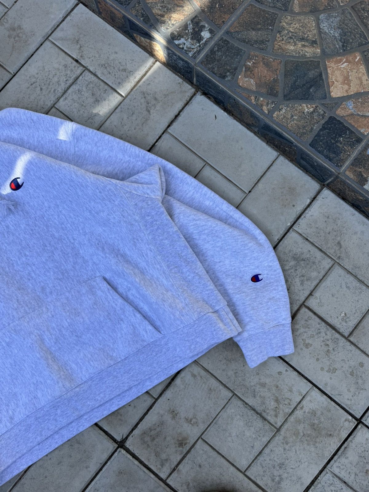 Champion × Vintage Vintage 00’s Champion Boxy Cropped Hoodie Size US XL / EU 56 / 4 - 10 Thumbnail