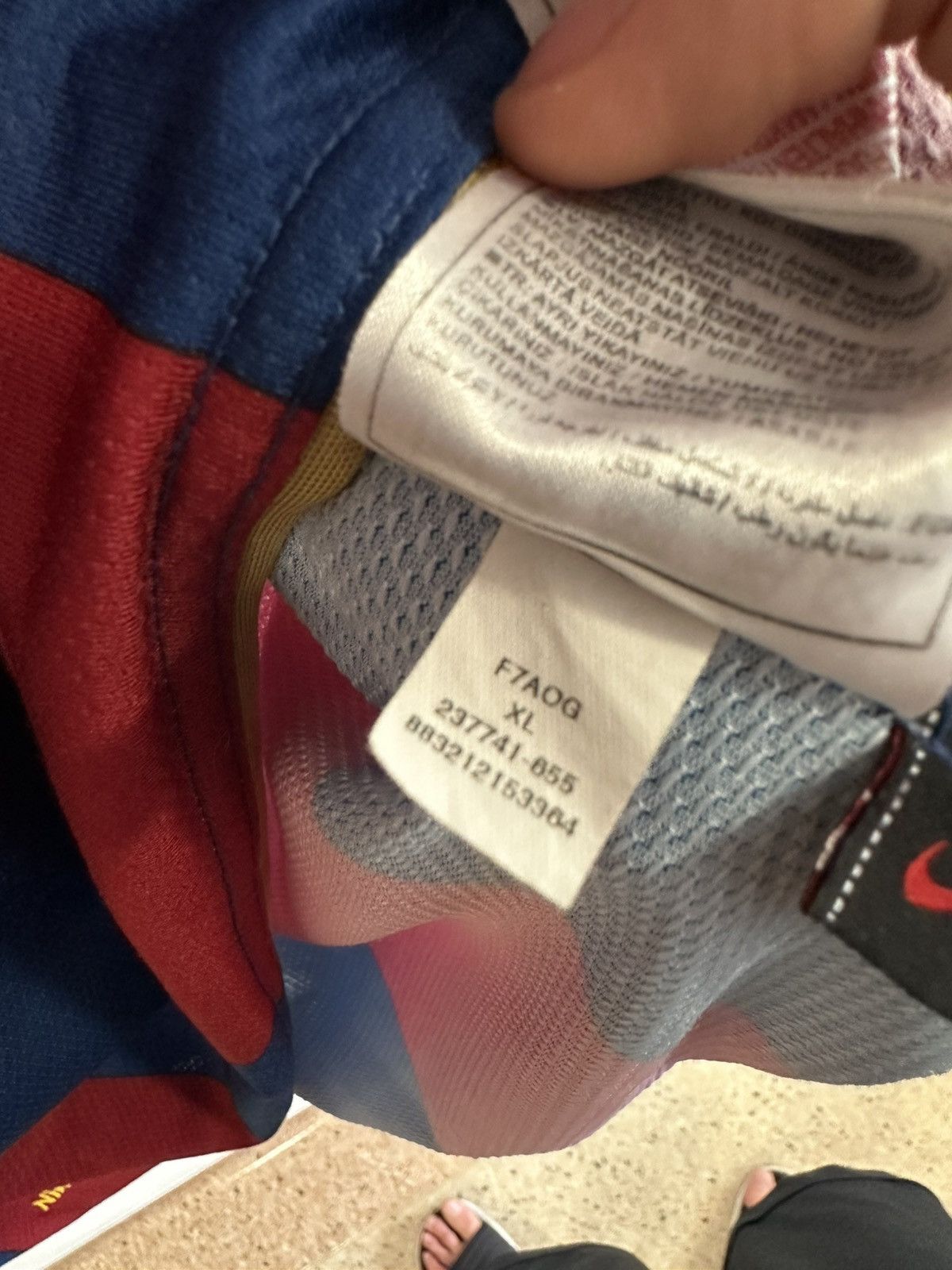 Nike × Vintage 🔥T-shirt Nike Barcelona 1957-2007 Unicef LFP Vintage Jersey Size US XL / EU 56 / 4 - 8 Thumbnail
