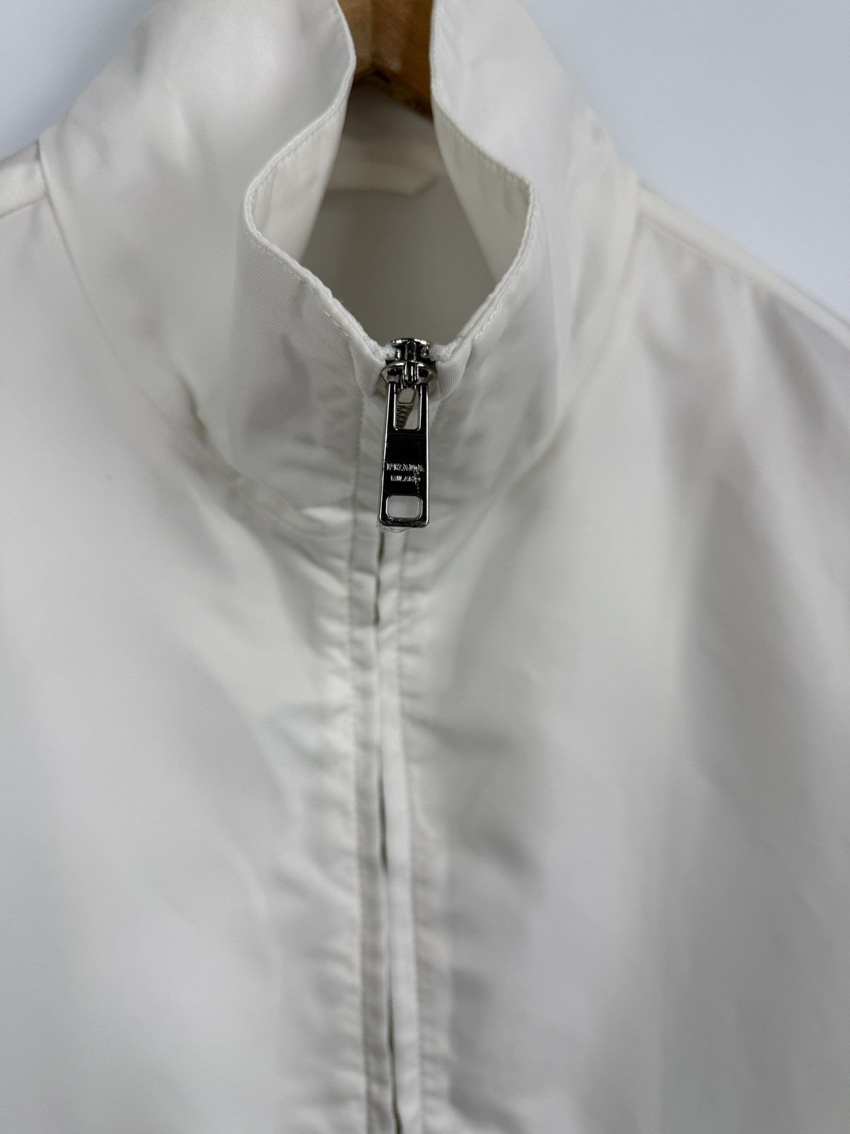Prada 🇮🇹 Y2K Prada Zip Jacket Women Retro Rare Hype Size XS / US 0-2 / IT 36-38 - 4 Thumbnail