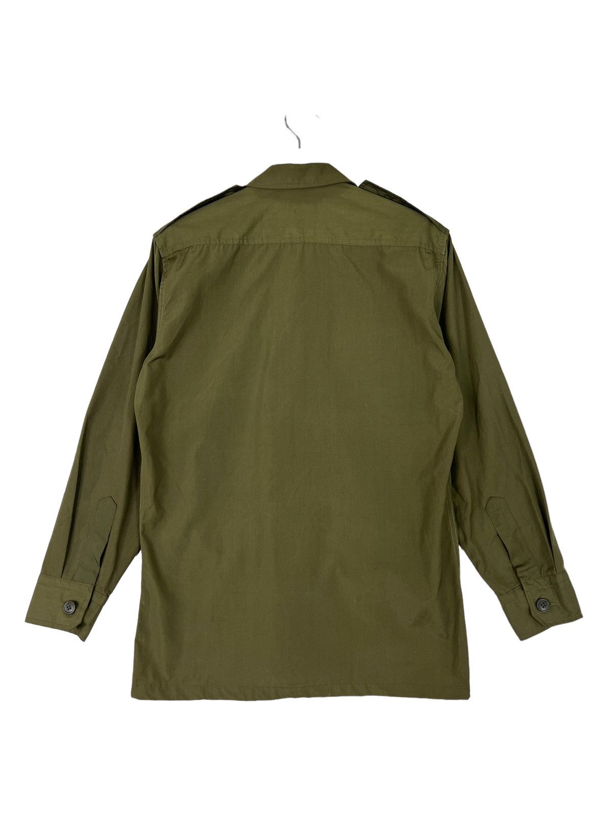 Japanese Brand 🔥 VINTAGE MILITARY SLANK POCKET SHIRT JACKET Size US L / EU 52-54 / 3 - 8 Thumbnail