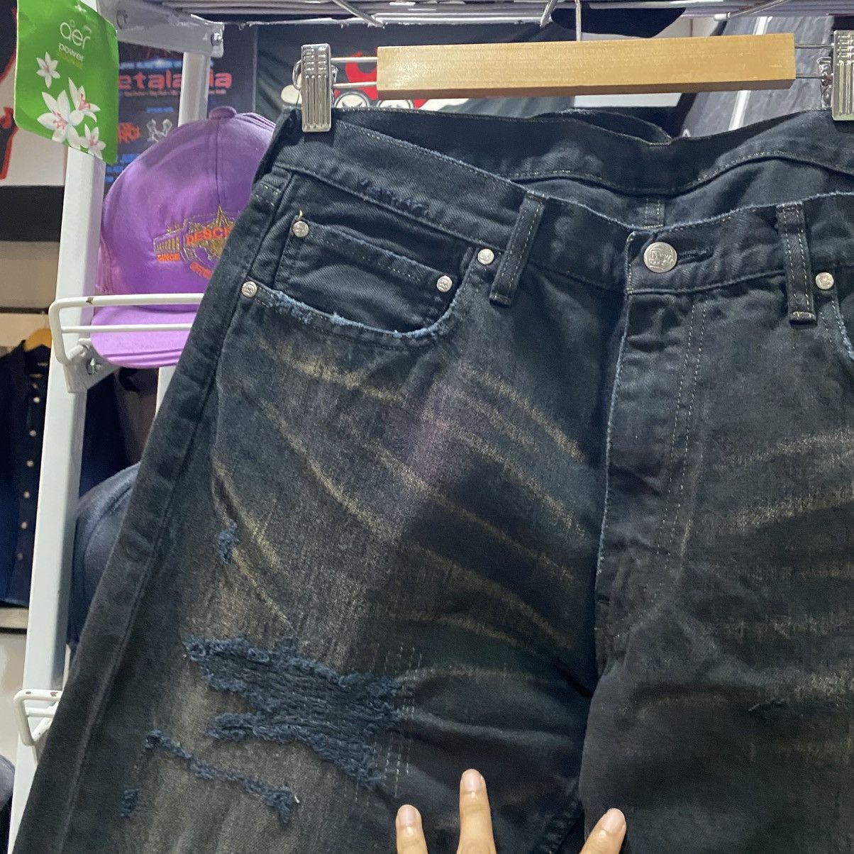 Billionaire Boys Club Billionaire Boys Club denim jeans distressed black Size US 34 / EU 50 - 14 Thumbnail