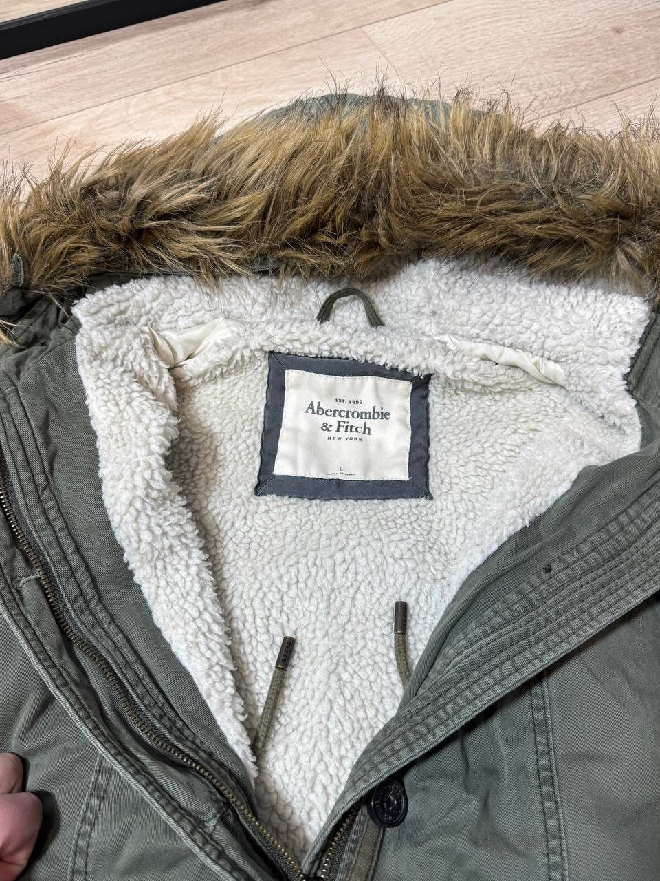 Abercrombie & Fitch Abercrombie & Fitch Faux Fur Hooded Parka Jacket Size L / US 10 / IT 46 - 7 Thumbnail