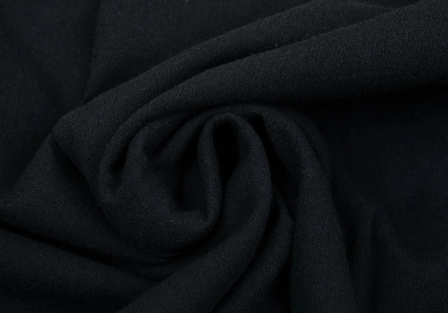 Issey Miyake Cotton Embroidered Mao Collar Shirt in Black, Size M Size US M / EU 48-50 / 2 - 16 Thumbnail