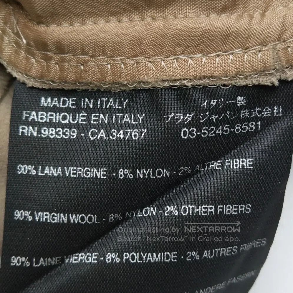 Prada Prada Colorblock Wool Blend Trousers Size 4. Size 39" - 7 Thumbnail