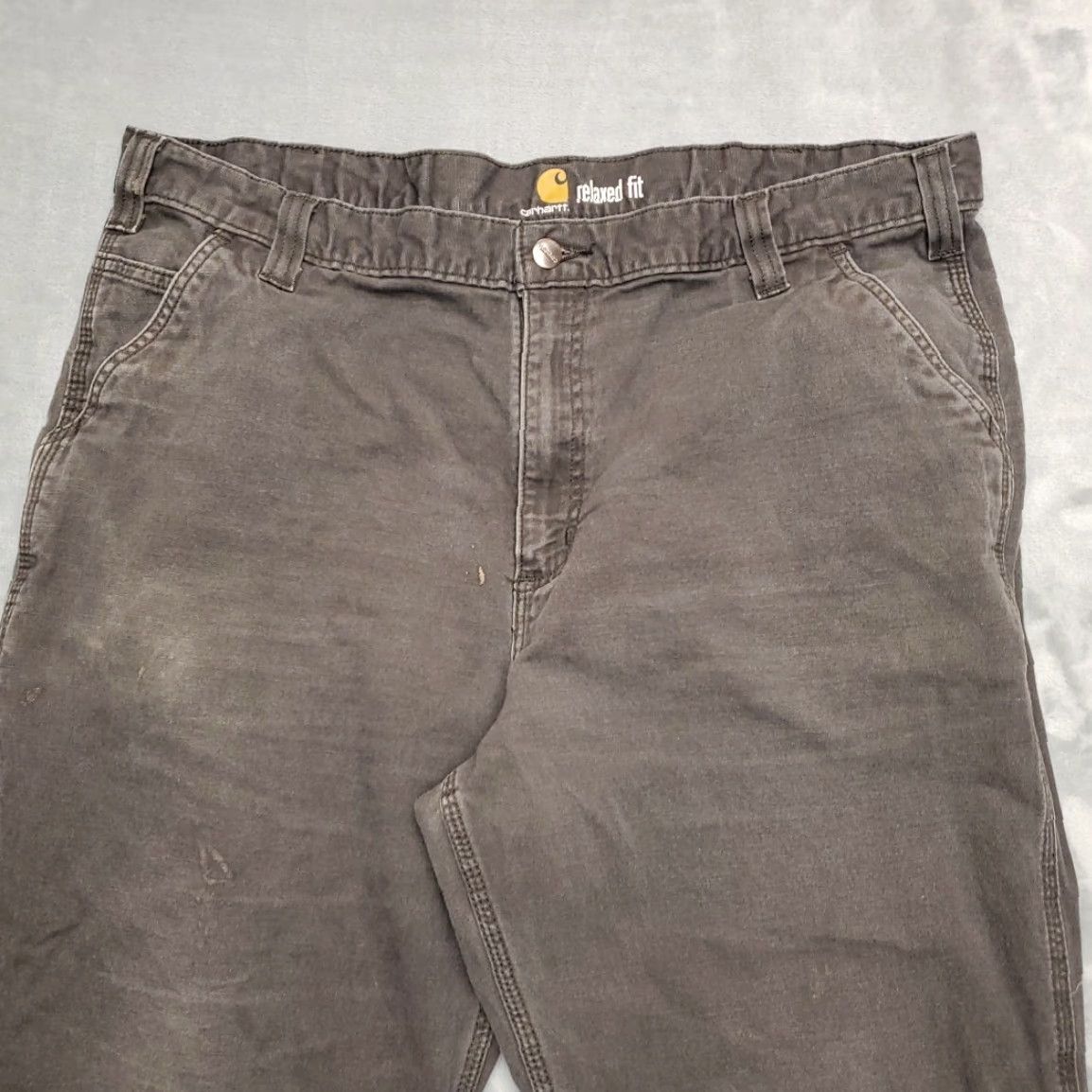Carhartt Carhartt Pants Mens 42x32 Black Canvas Relaxed Cargo Rugged Flex Workwear 100135 Size US 42 / EU 58 - 3 Thumbnail