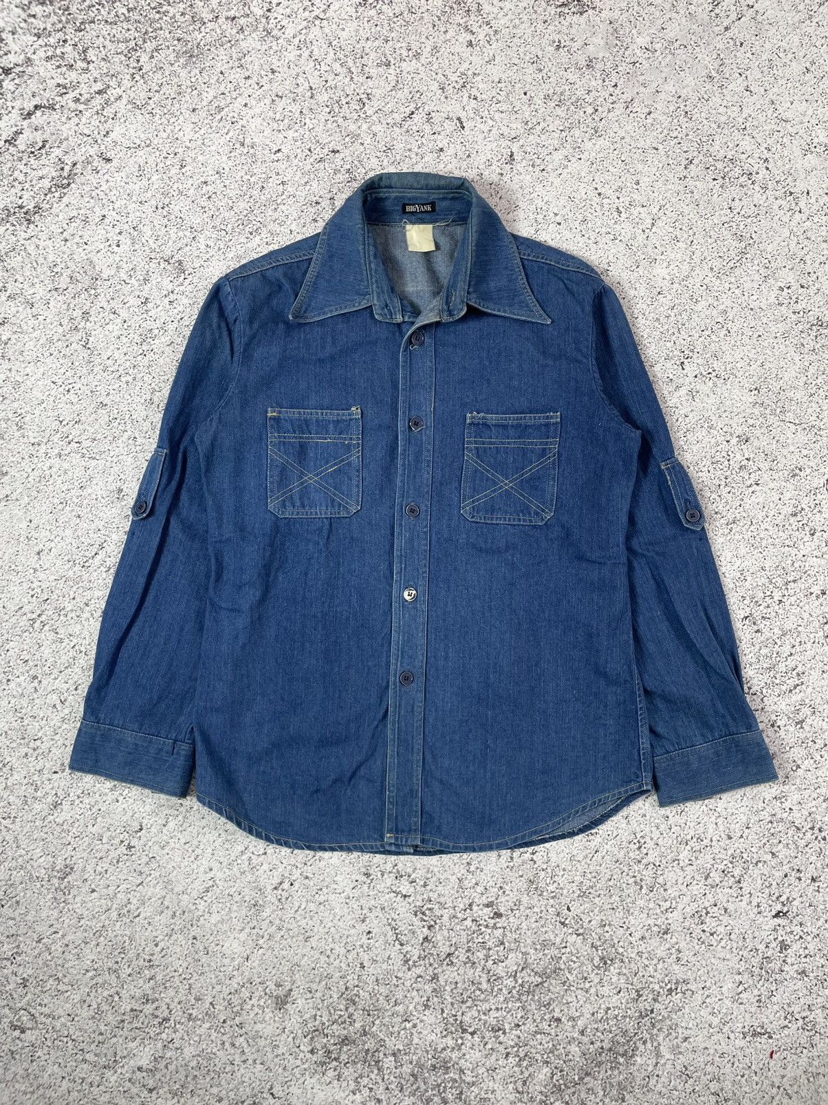 Other Vintage Repro Big Yank Selvedge Denim work shirt Size US S / EU 44-46 / 1 - 3 Thumbnail