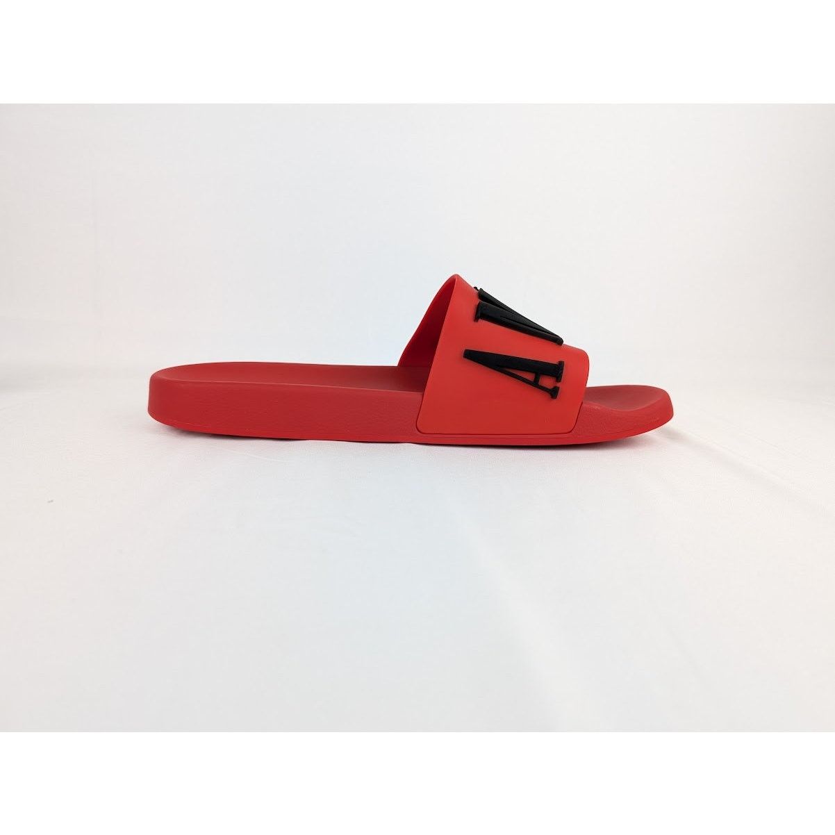 Amiri o1rshd1 Q:3 / Logo Pool Slide in Red/Black Size US 13 / EU 46 - 2 Thumbnail
