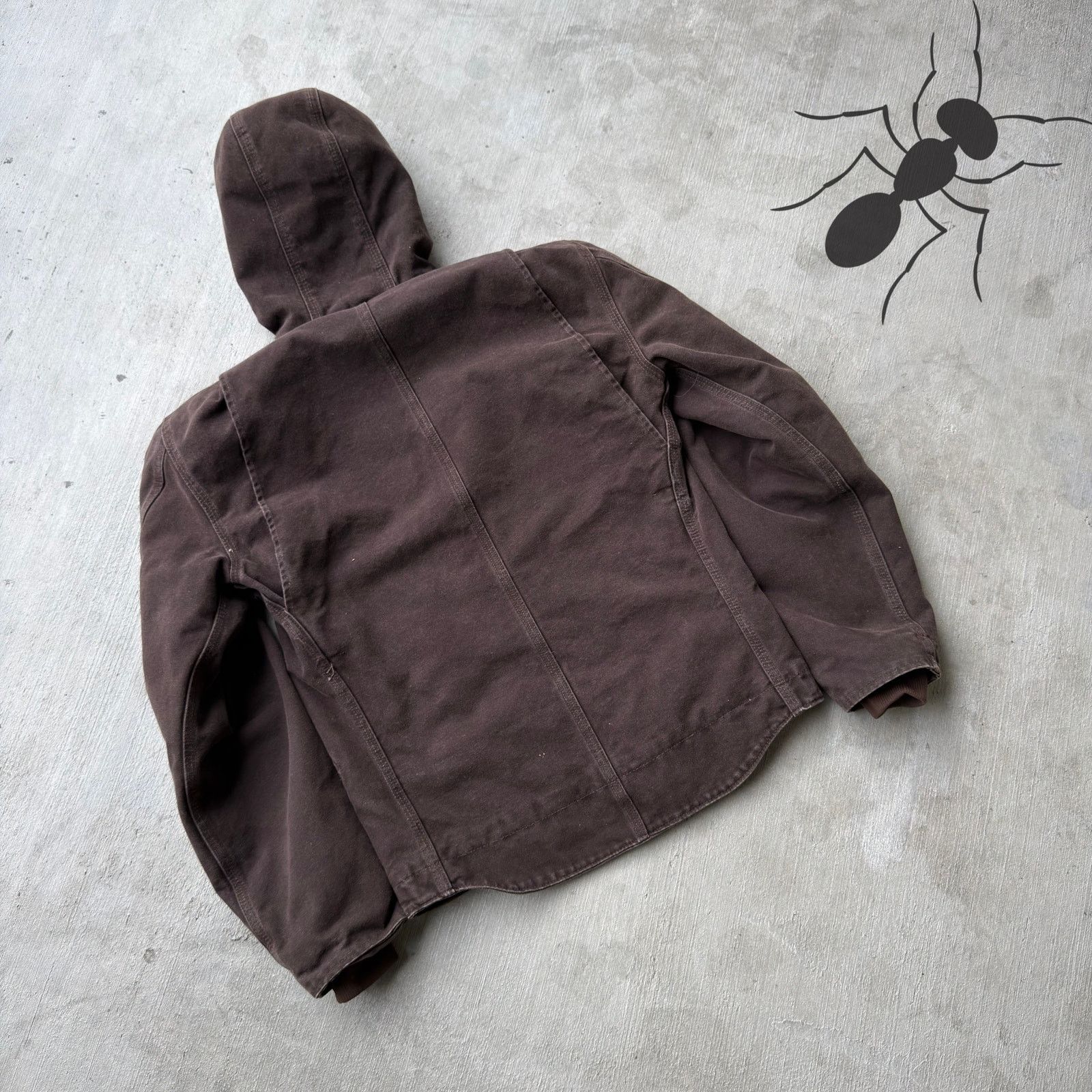 Carhartt × Vintage Carhartt J141 DKB brown Sierra work wear jacket Size US S / EU 44-46 / 1 - 6 Thumbnail