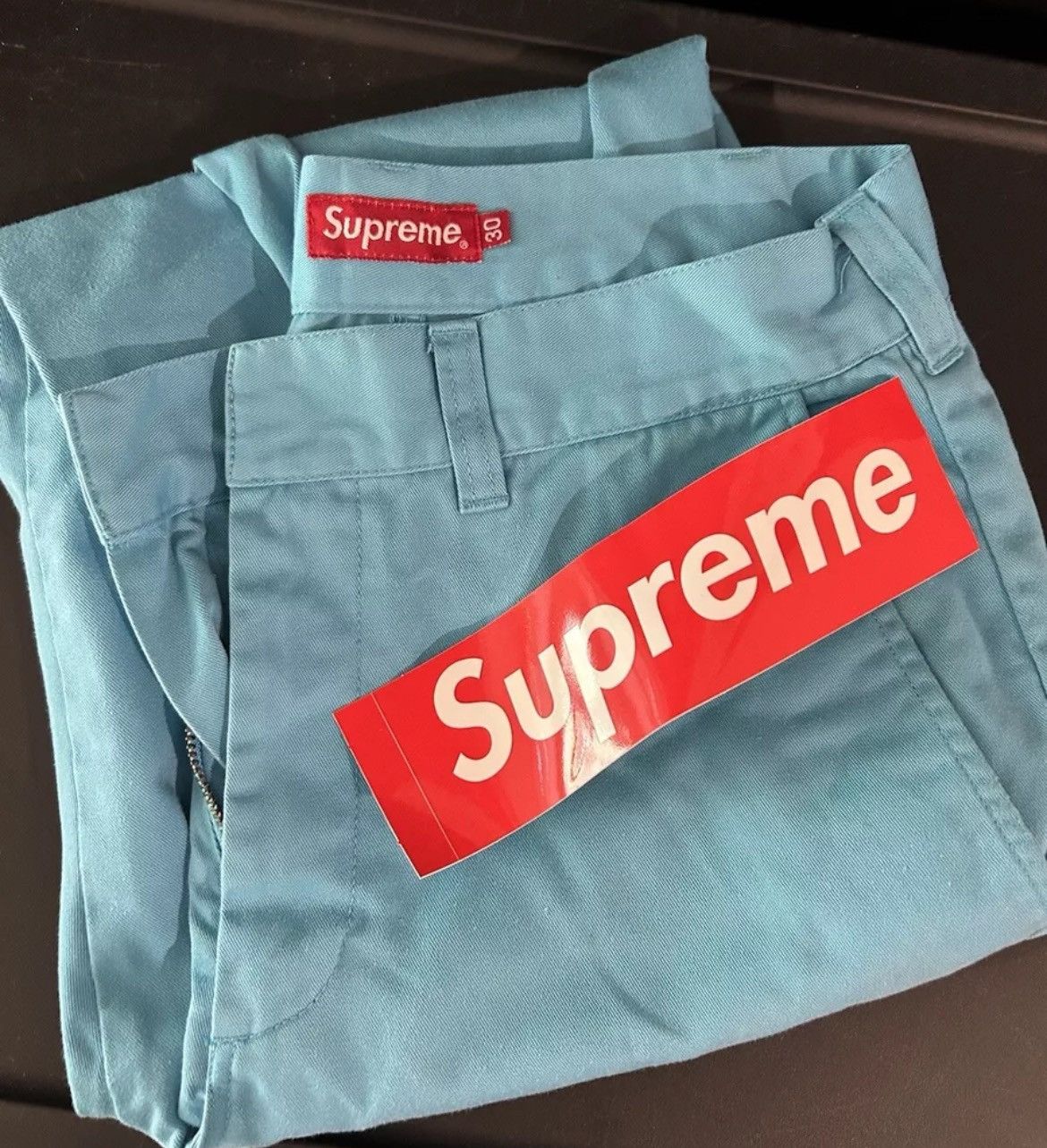 Supreme Supreme Blue Work Pants Size US 30 / EU 46 - 1 Thumbnail