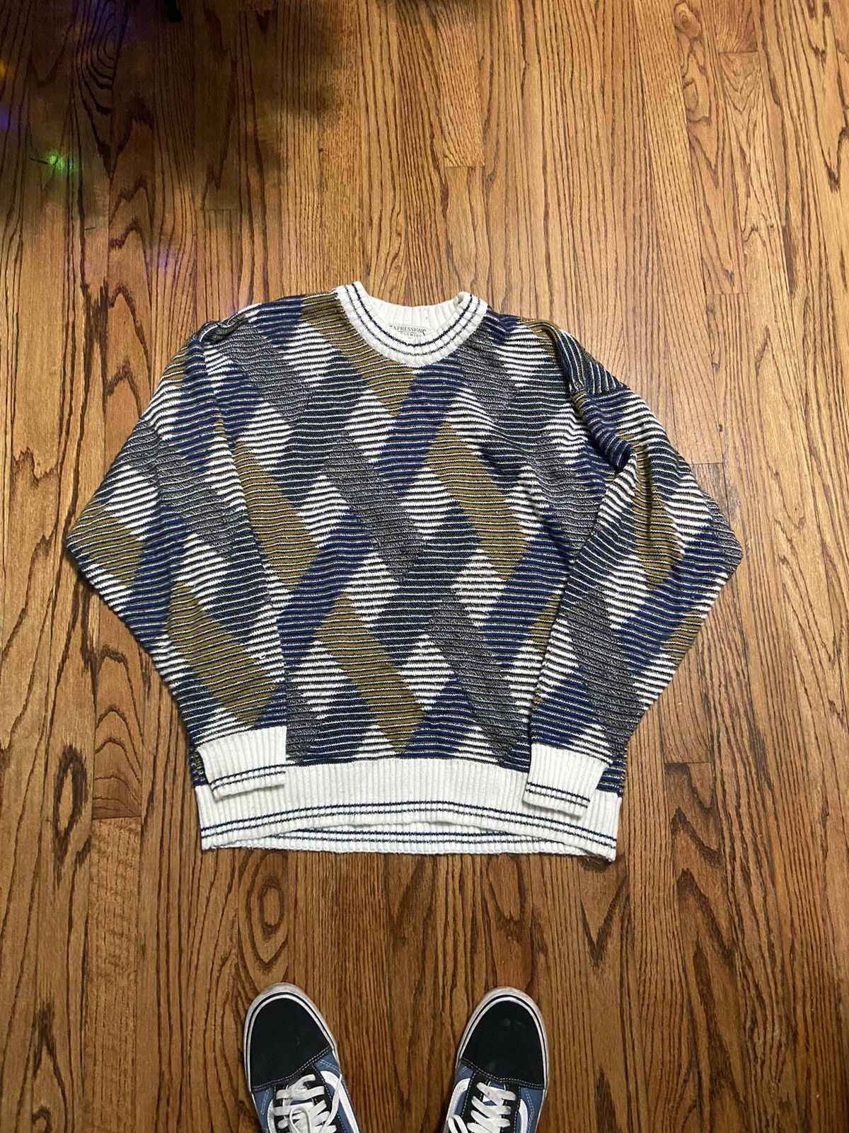 Vintage Vintage knit sweater Size US XXL / EU 58 / 5 - 1 Thumbnail