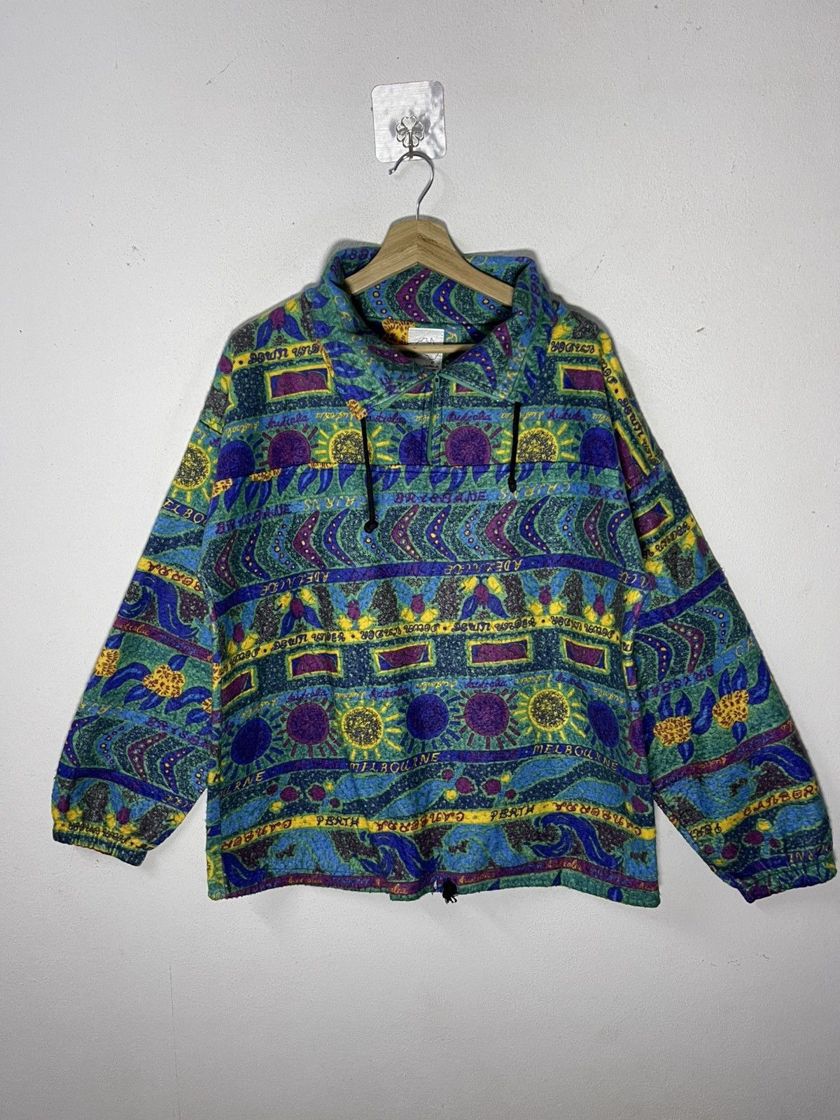 Vintage Vintage Samsousan Design Australia fleece halfzip sweatshirt Size US L / EU 52-54 / 3 - 2 Thumbnail
