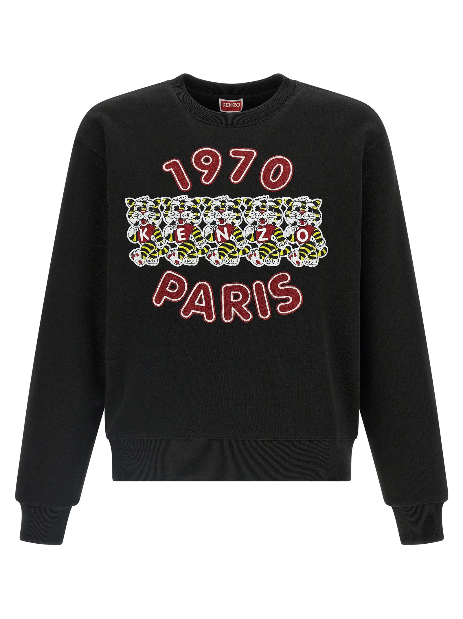 'Wild Tiger Embroidered' Sweatshirt